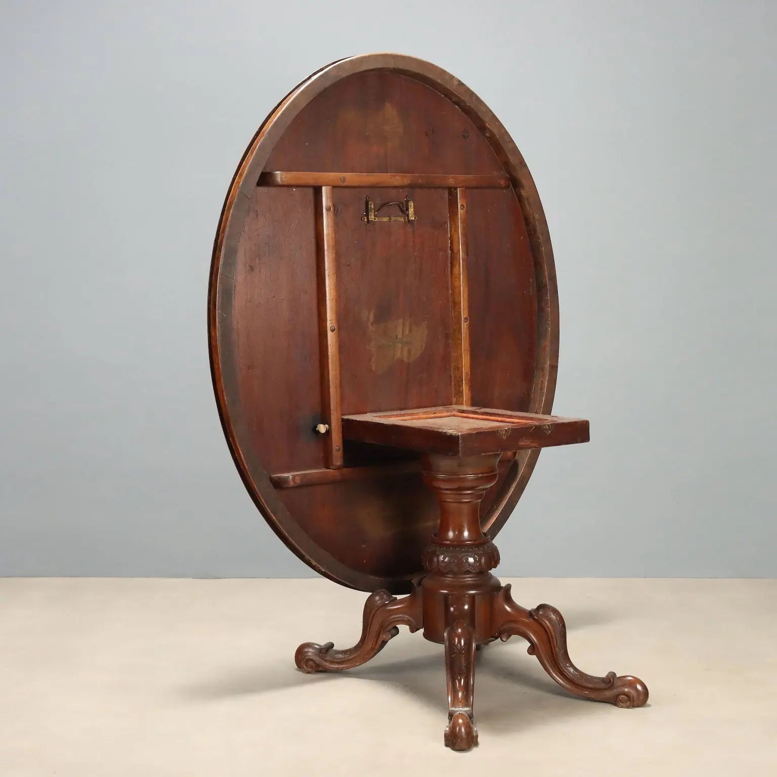 Inlaid Mahogany Tilt-Top Table, England 1800s