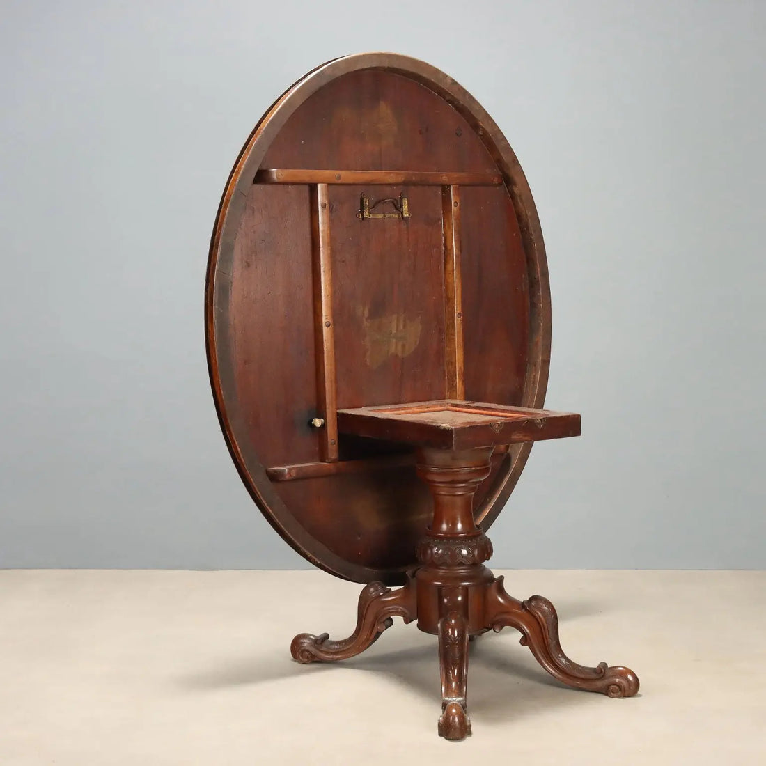 Inlaid Mahogany Tilt-Top Table, England 1800s