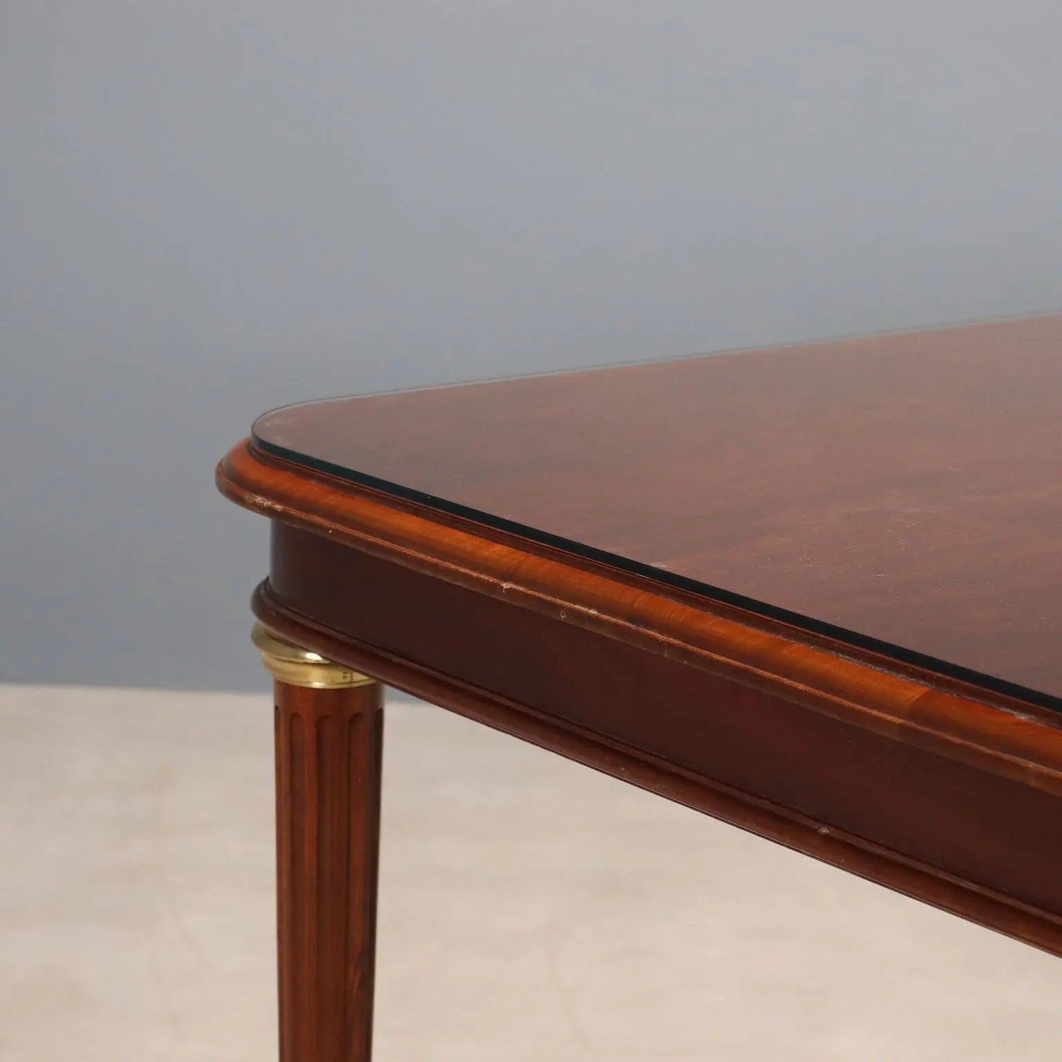 Antique Table Mahogany Gilded Bronze Glass United Kingdom '900 - England, Early XX Century | Antiques | Tables