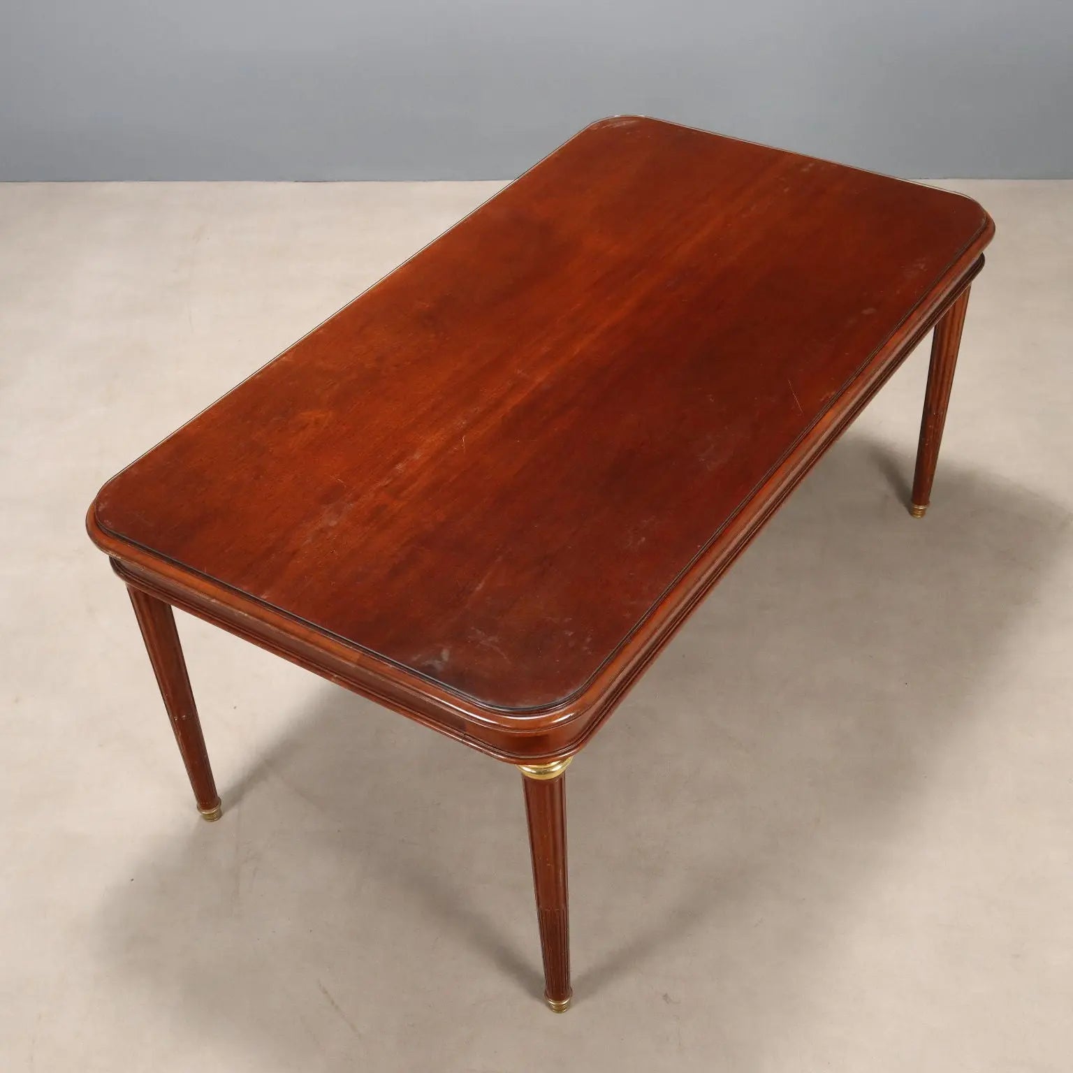 Antique Table Mahogany Gilded Bronze Glass United Kingdom '900 - England, Early XX Century | Antiques | Tables