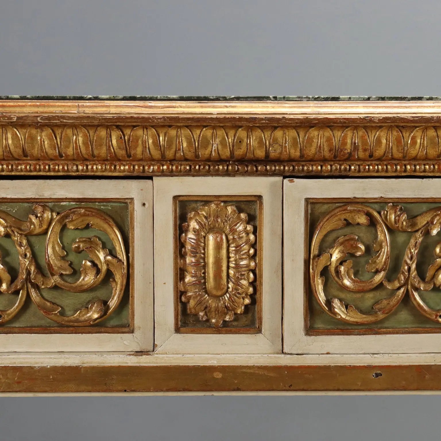 Antique Eclectic Table Lacquered Wood Marble Italy XIX Century - Italy, Mid XIX Century | Antiques | Tables