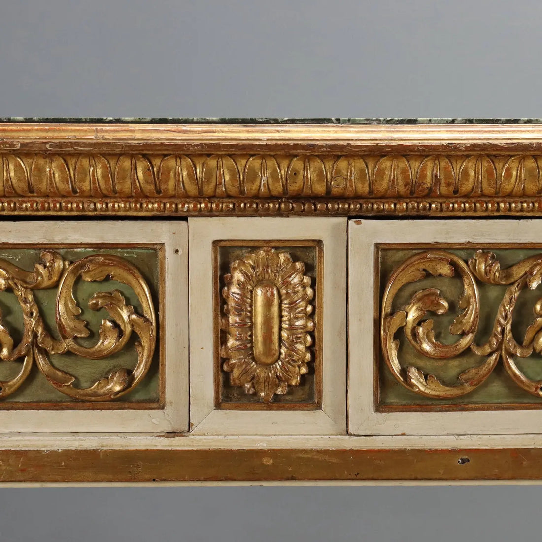 Antique Eclectic Table Lacquered Wood Marble Italy XIX Century - Italy, Mid XIX Century | Antiques | Tables