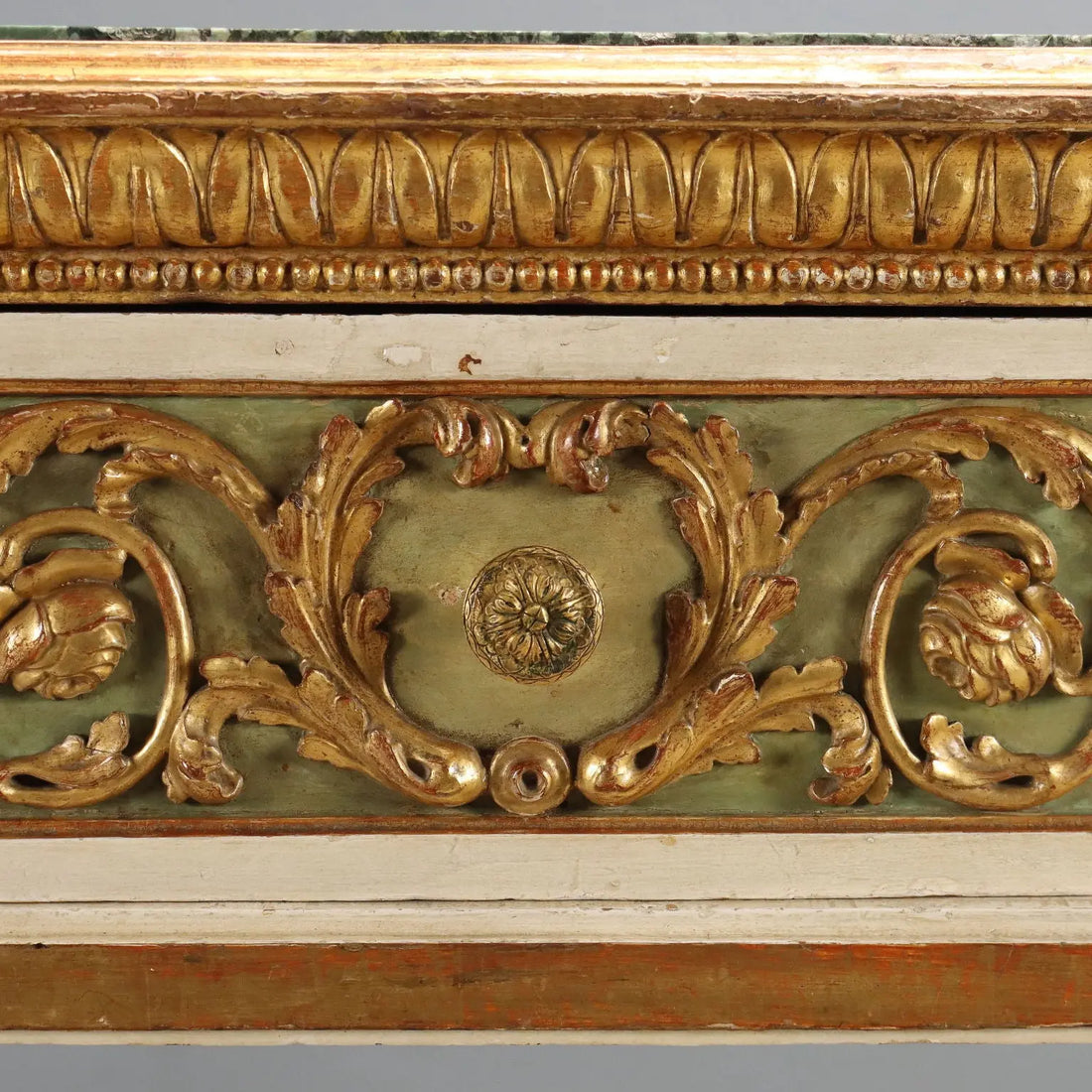 Antique Eclectic Table Lacquered Wood Marble Italy XIX Century - Italy, Mid XIX Century | Antiques | Tables
