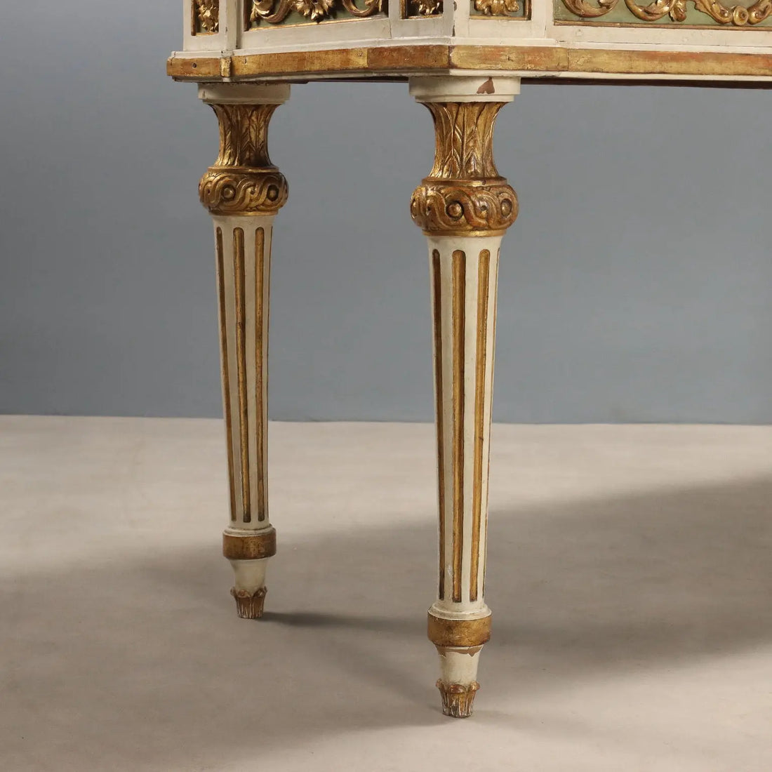Antique Eclectic Table Lacquered Wood Marble Italy XIX Century - Italy, Mid XIX Century | Antiques | Tables