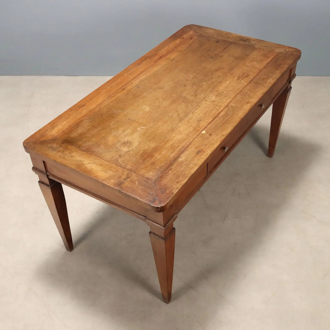 Antique Directoire Table Walnut Drawer Italy XVIII-XIXI Century - Italy, XVIII-XIX Century | Antiques | Tables