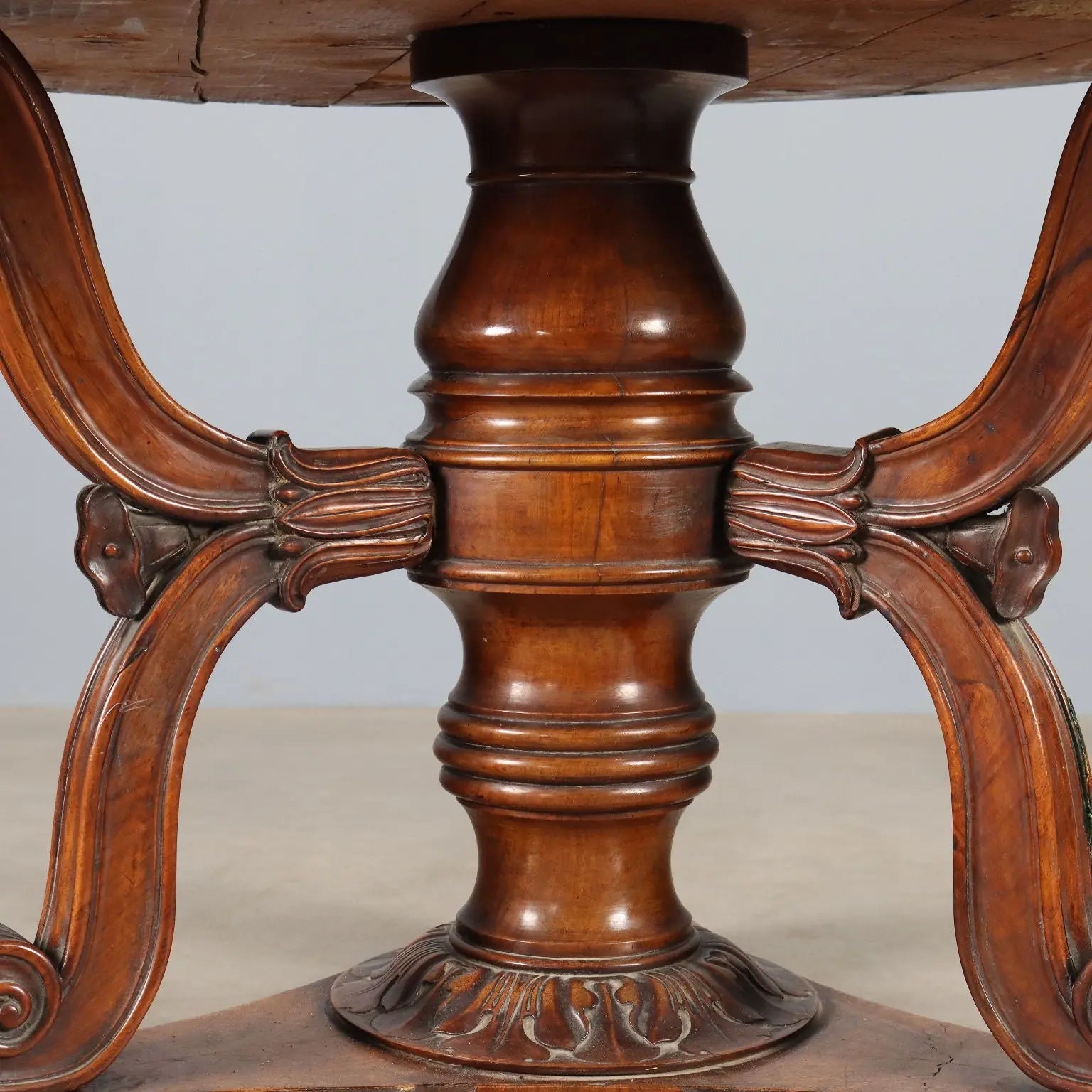 Antique Table Louis Philippe Walnut Marble Italy XIX Century - Lombardy, Early XIX Century | Antiques | Tables