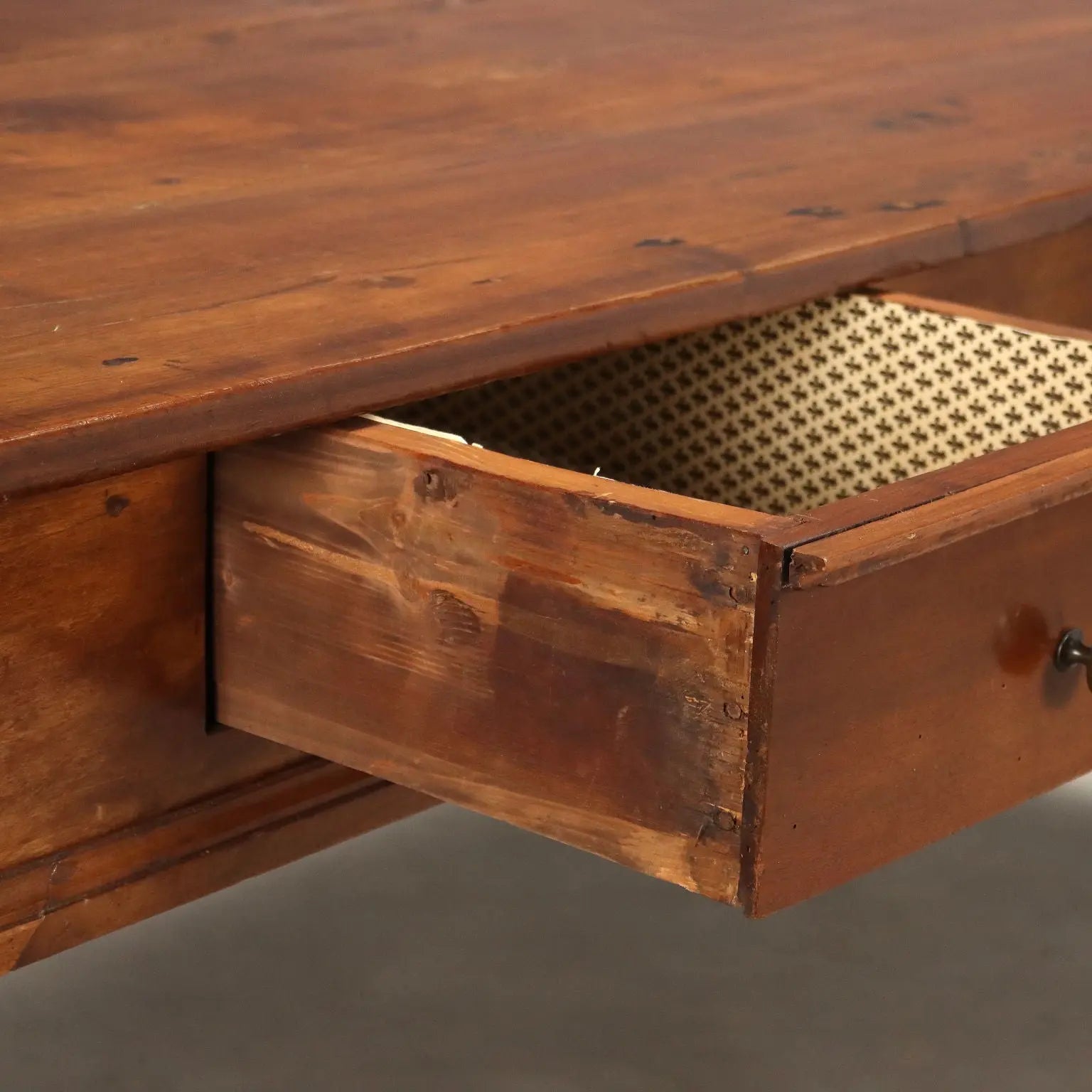 Antique Directoire Table Walnut Italy XIX Century