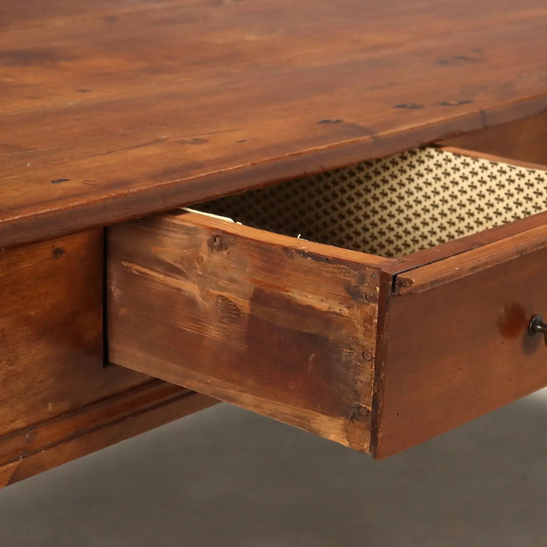 Antique Directoire Table Walnut Italy XIX Century