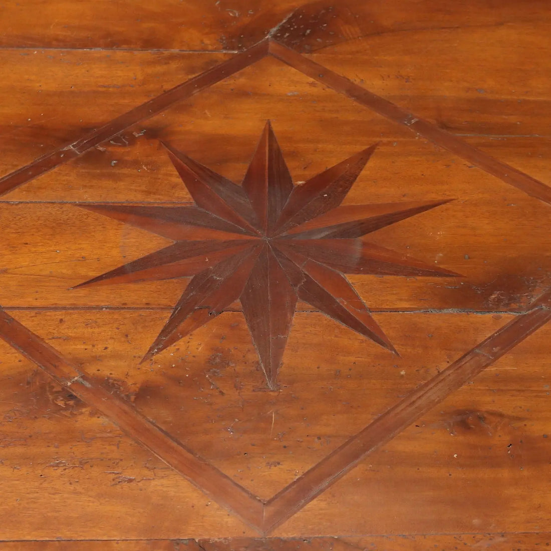 Antique Table Directoire Walnut Cherry Italy XIX Century