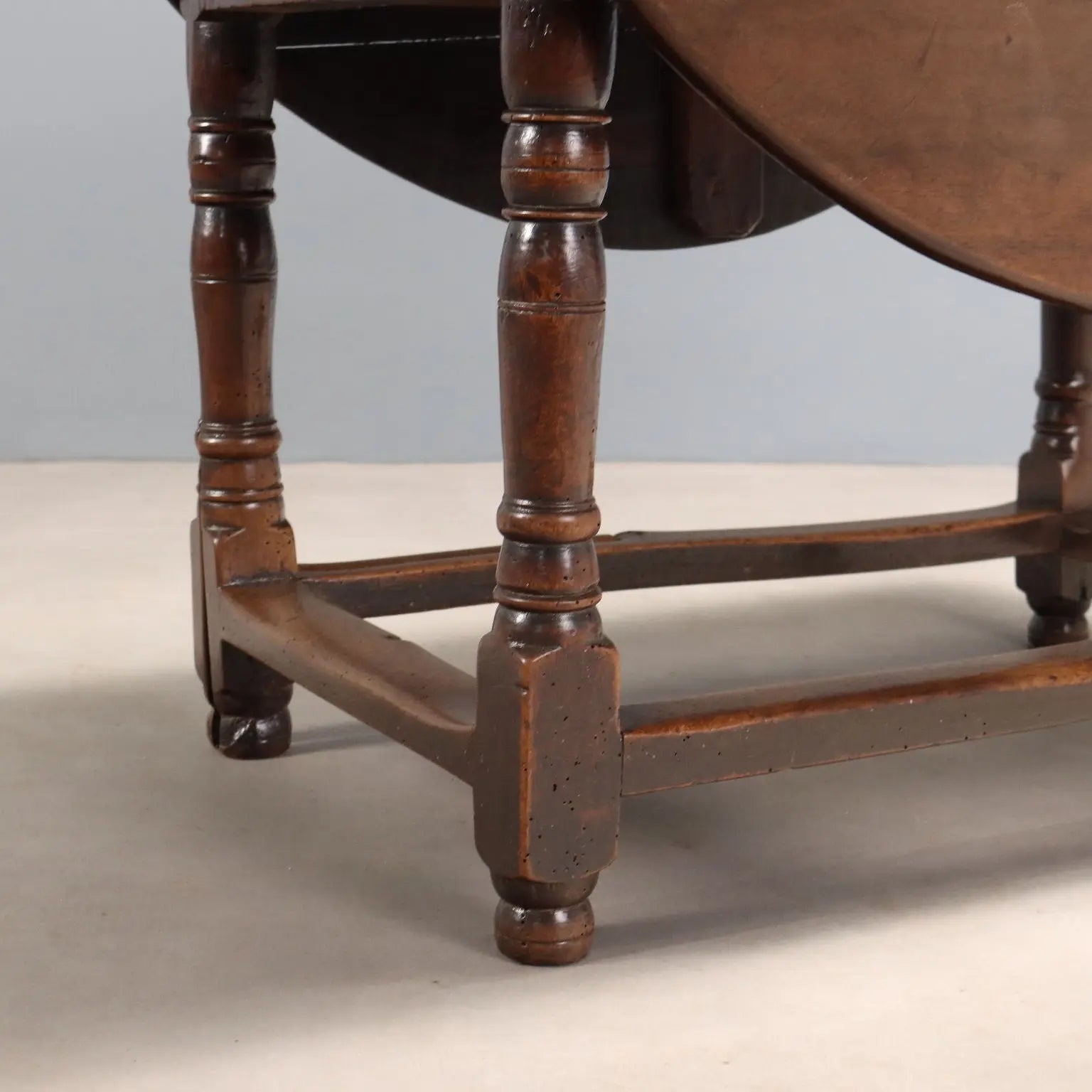 Antique Table Walnut Poplar Italy XVIII Century