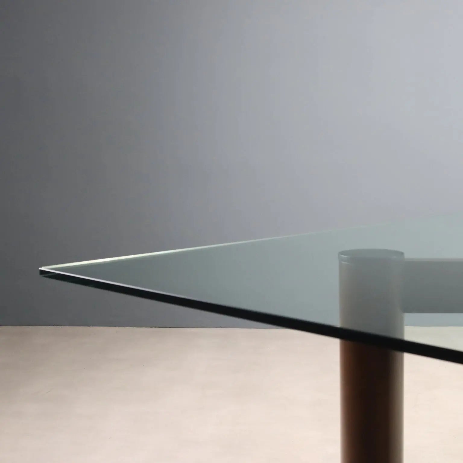Great Vintage Table Glass Top Wood Marble Design Italy 1980s