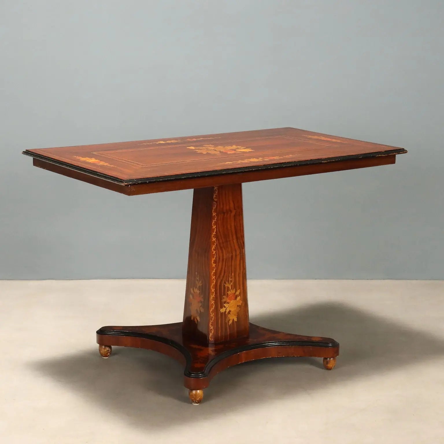 Rosewood and Mahogany Table - Late 19th Century