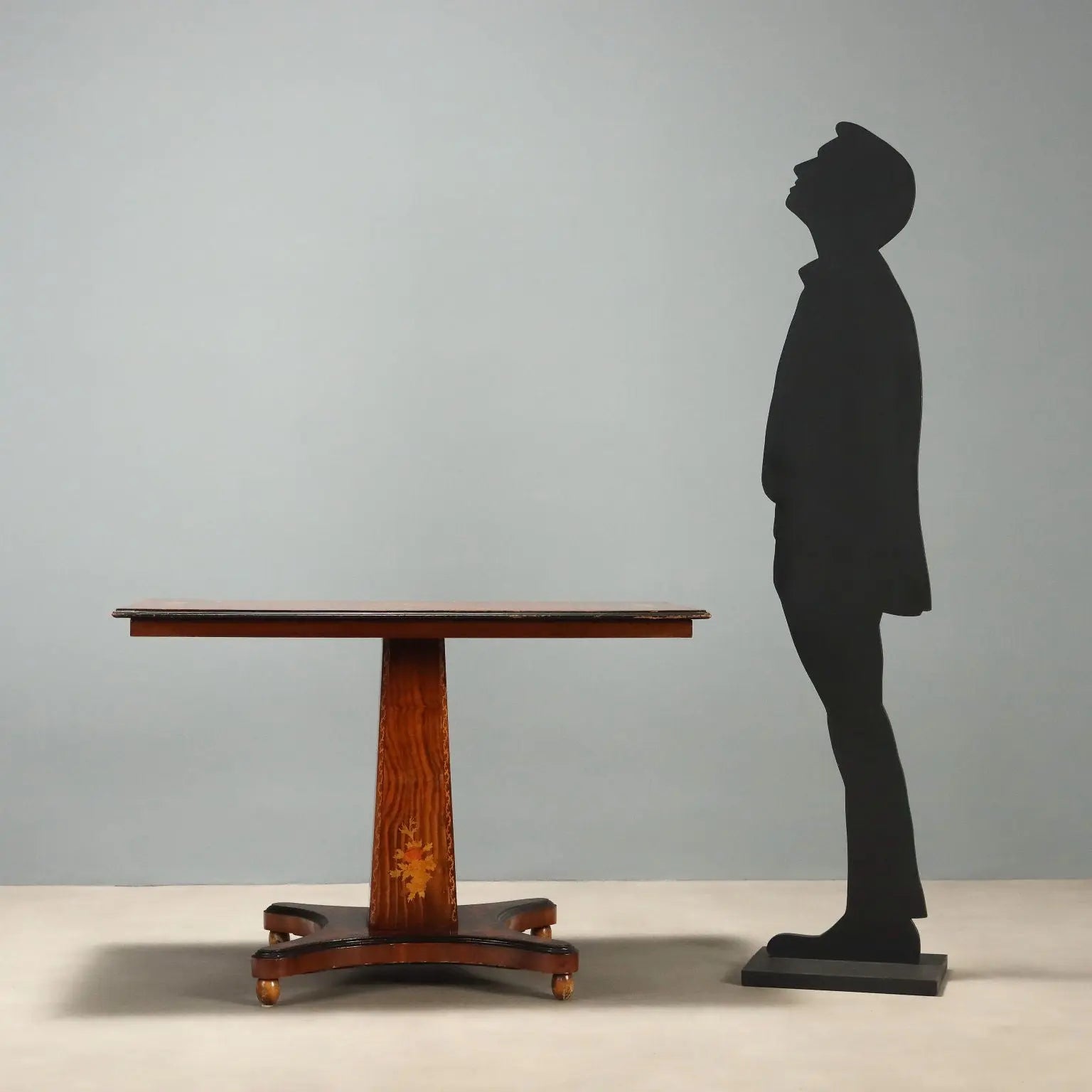 Rosewood and Mahogany Table - Late 19th Century