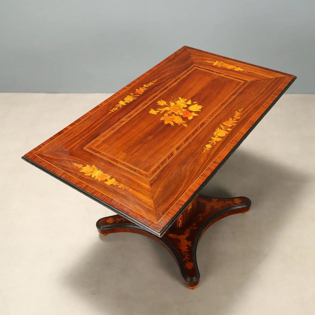 Rosewood and Mahogany Table - Late 19th Century