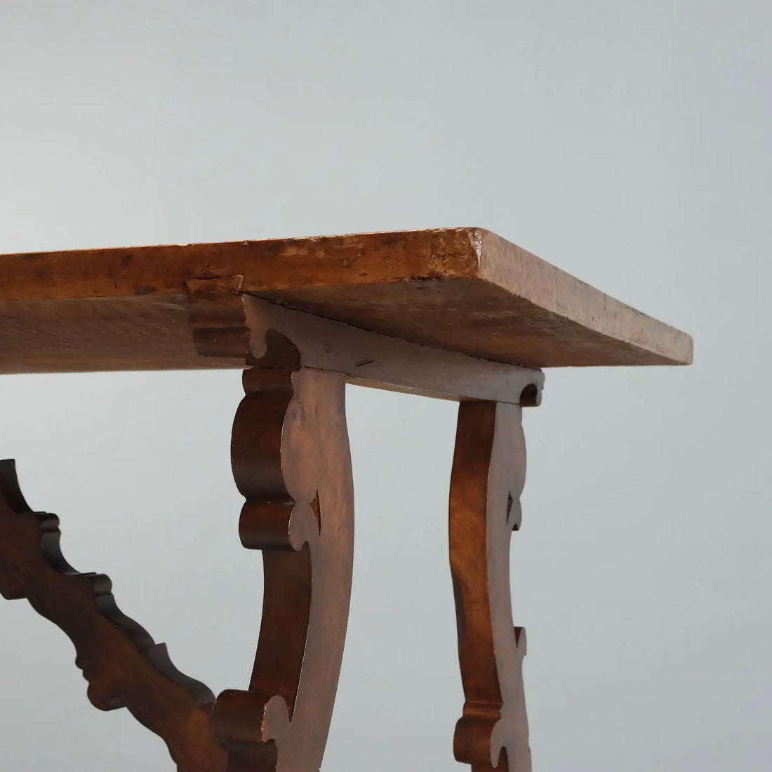 Walnut Refectory Table with Antique Top