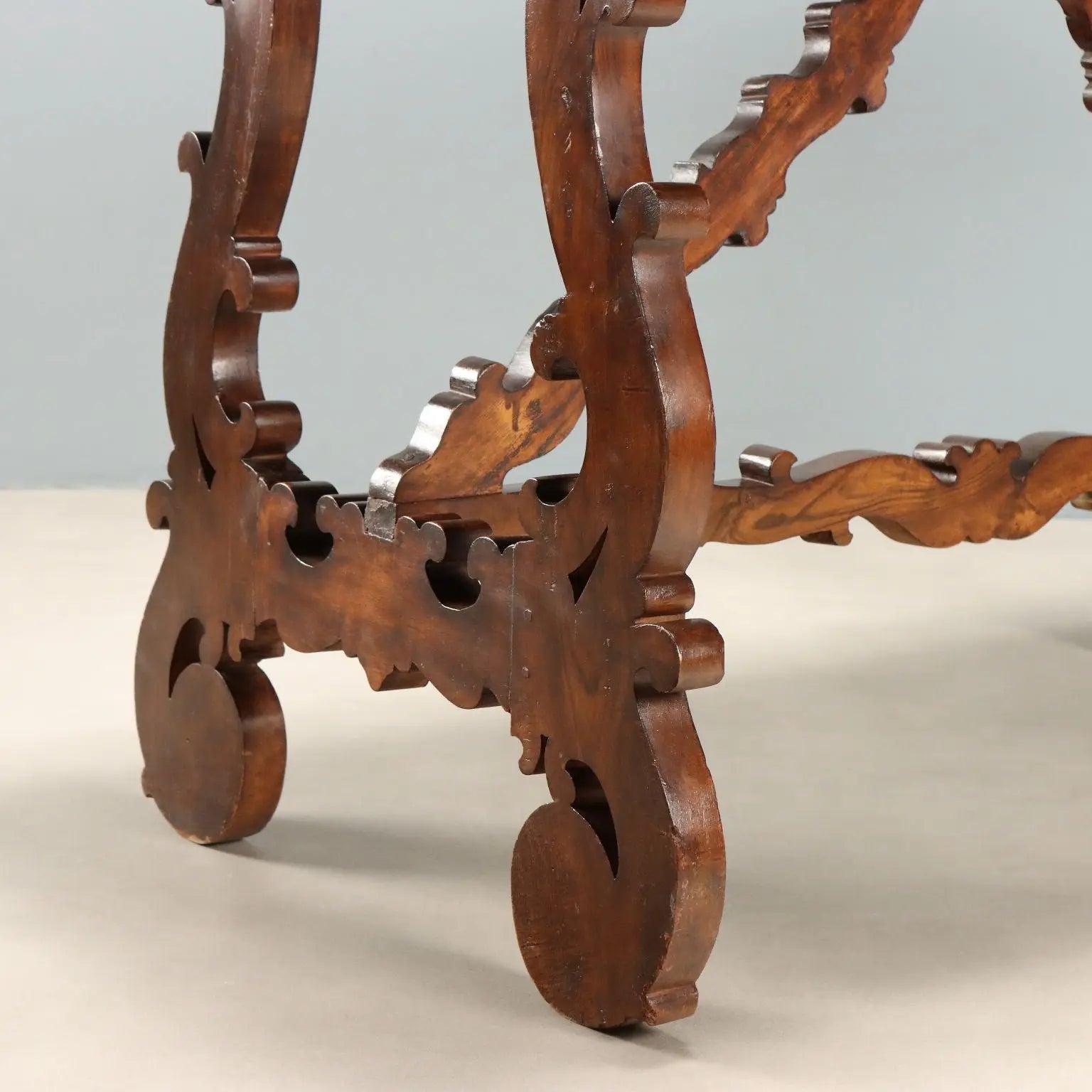 Walnut Refectory Table with Antique Top