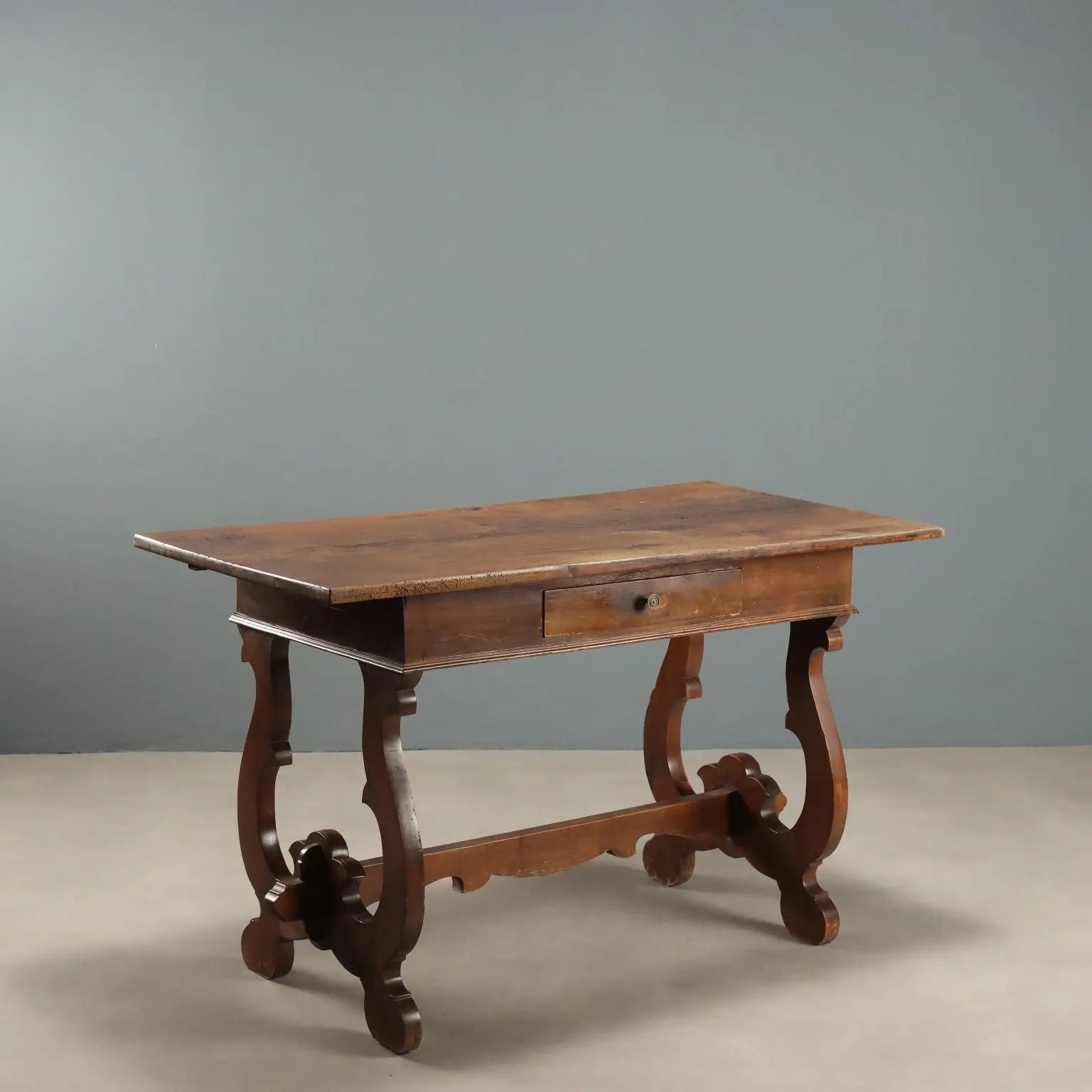 Fratino Desk in Walnut with Antique Top