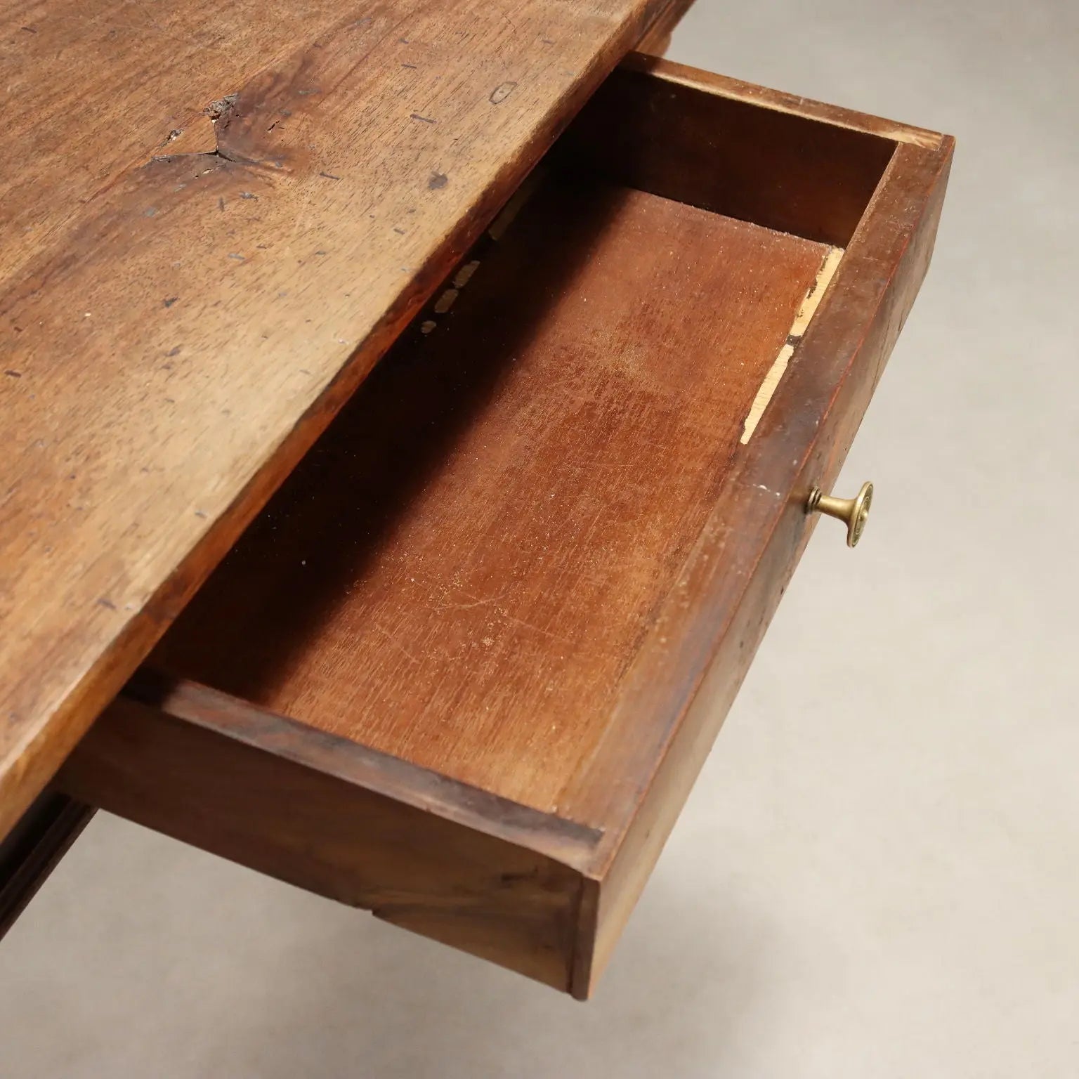 Fratino Desk in Walnut with Antique Top