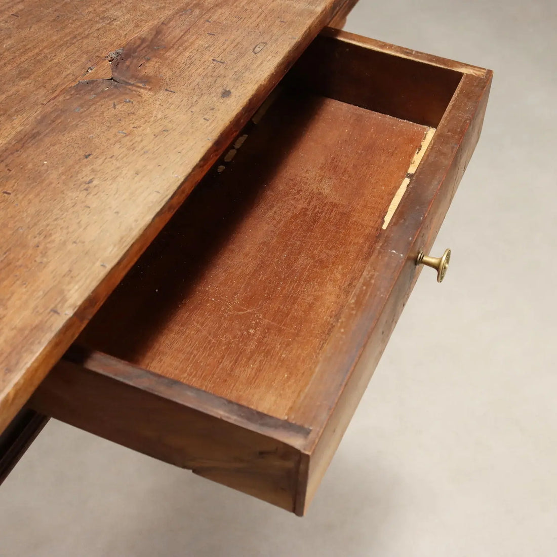 Fratino Desk in Walnut with Antique Top