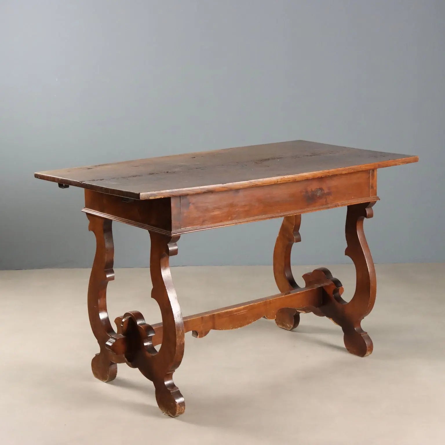 Fratino Desk in Walnut with Antique Top