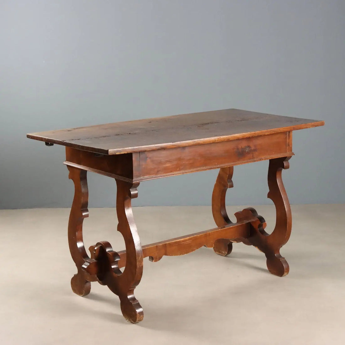 Fratino Desk in Walnut with Antique Top