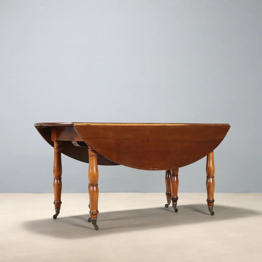 Antique Extendable Table Walnut Italy XIX Century