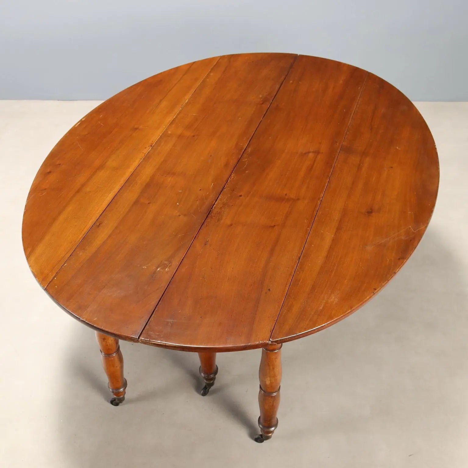 Antique Extendable Table Walnut Italy XIX Century