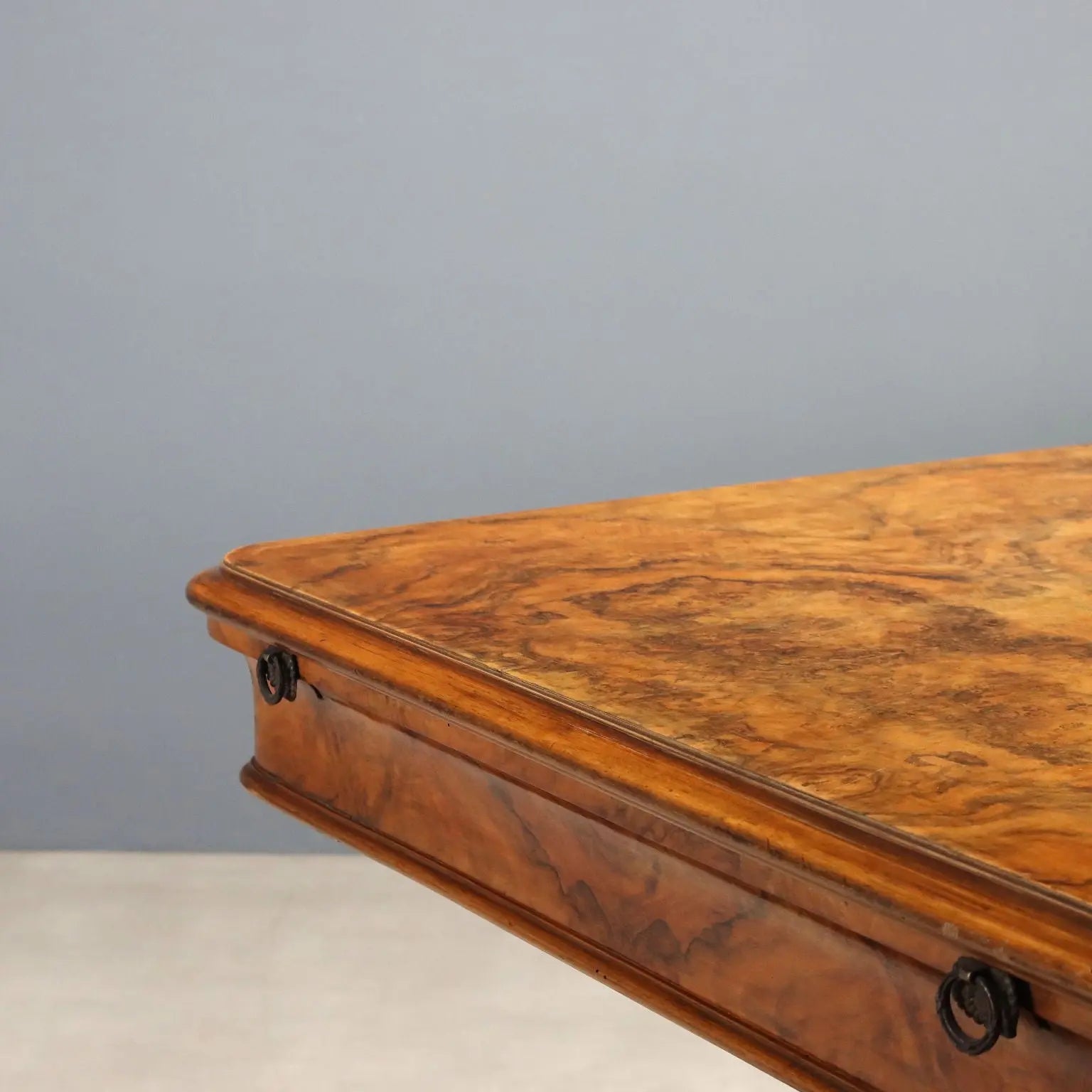 Art Deco Walnut and Burl Table