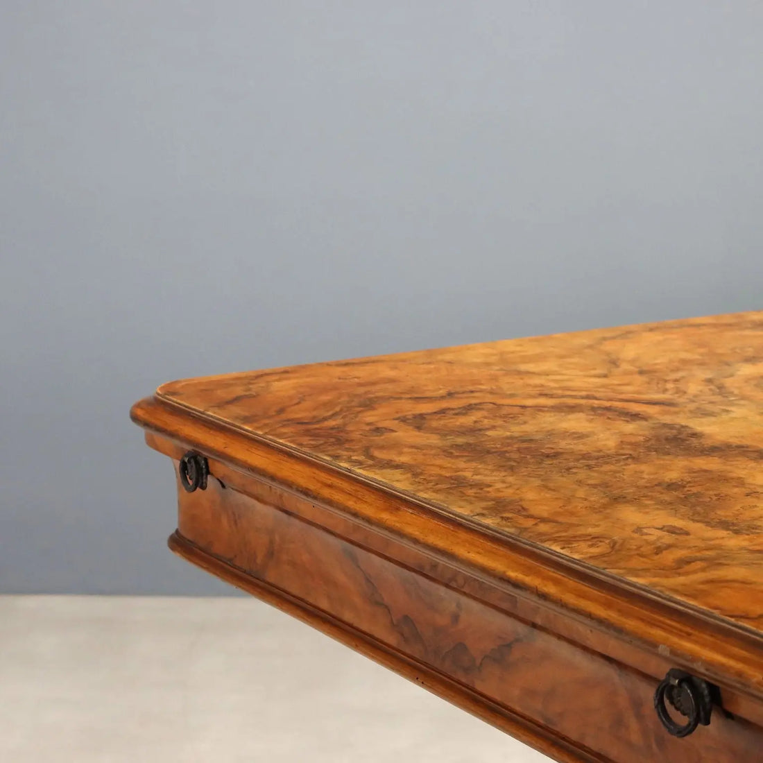 Art Deco Walnut and Burl Table