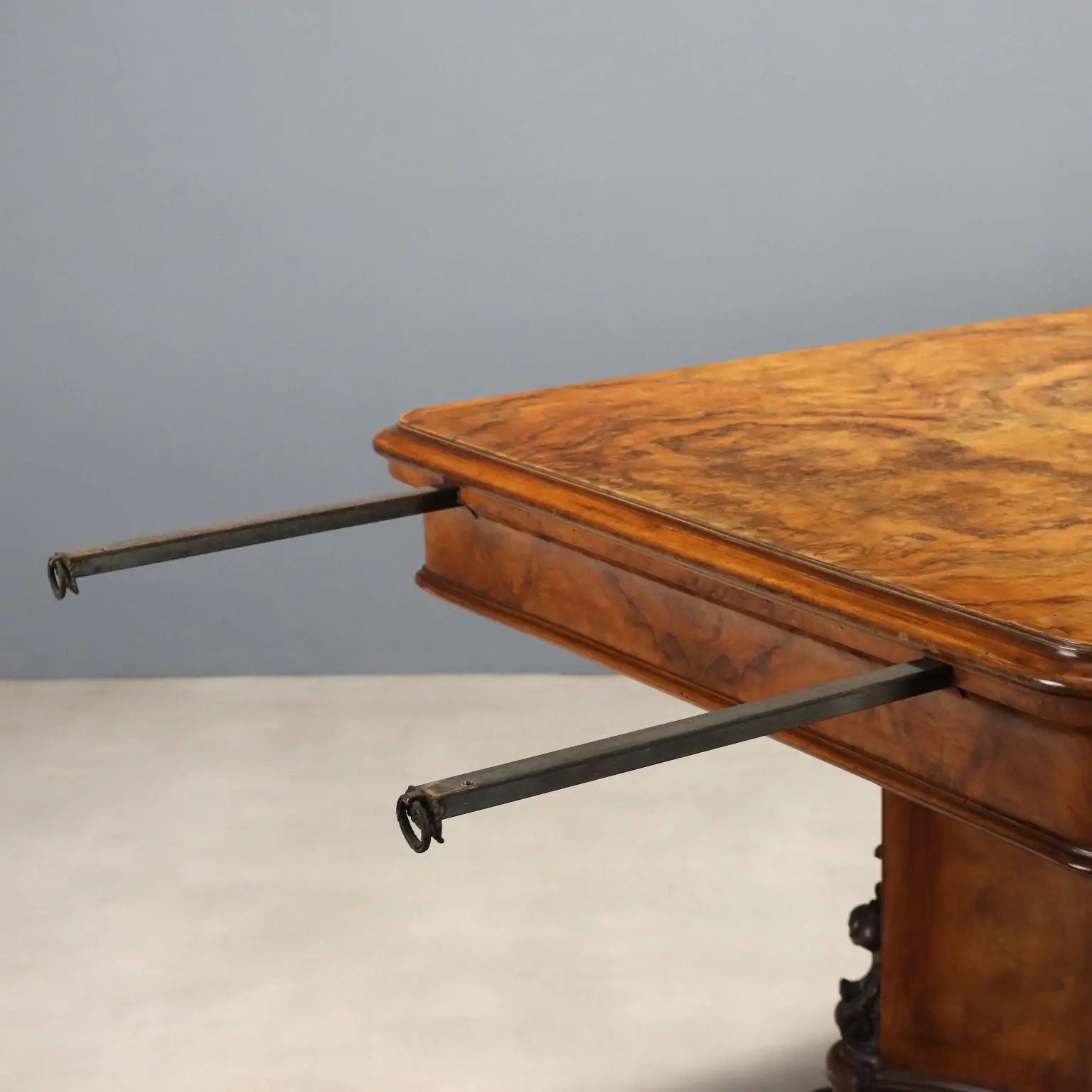 Art Deco Walnut and Burl Table