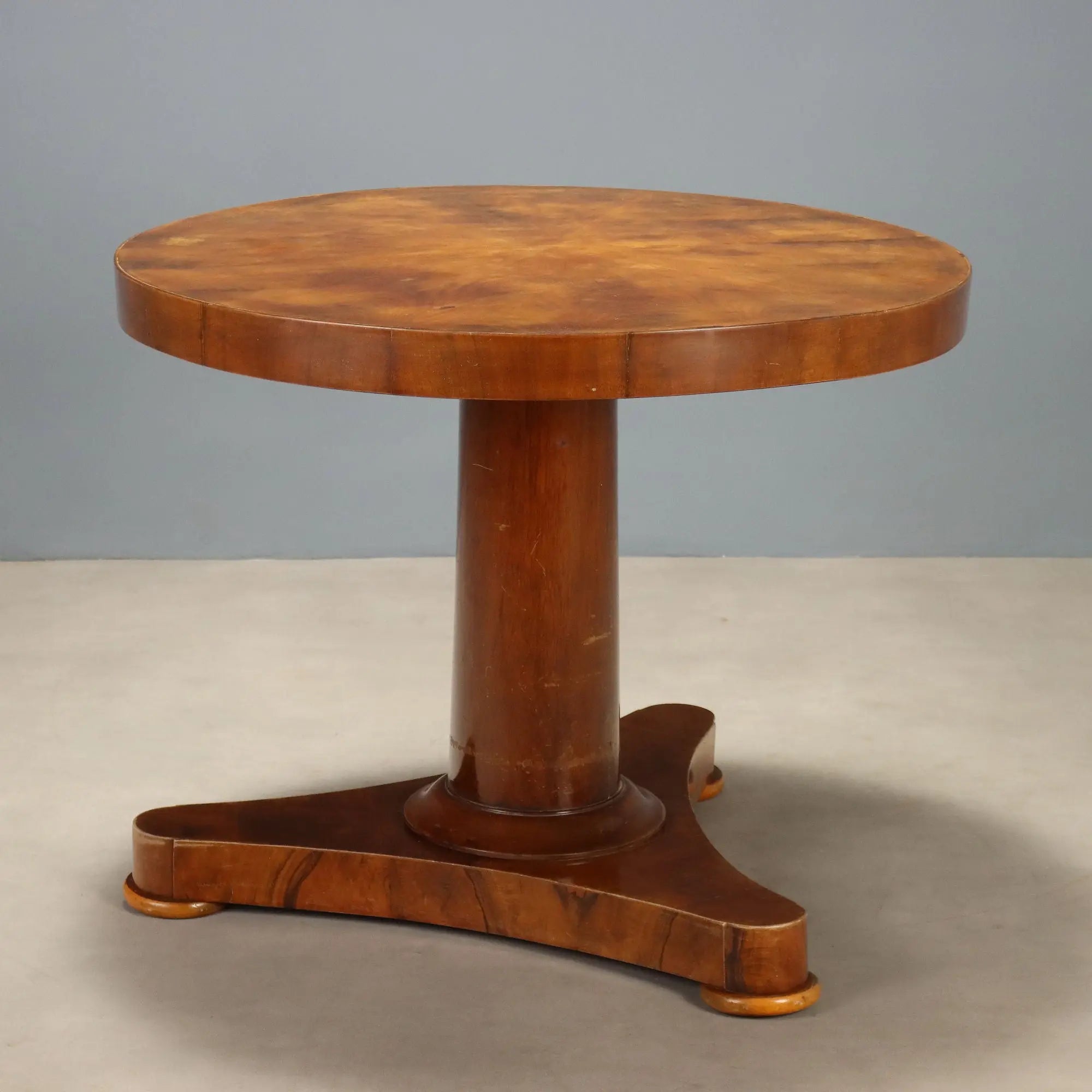 Antique Table Empire Style Walnut Italy Late XIX Century