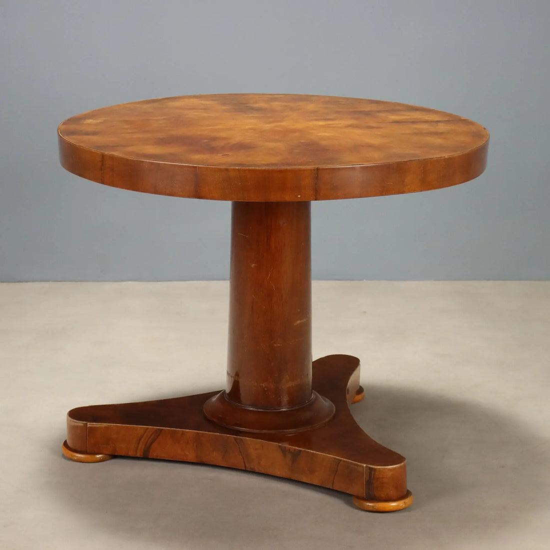 Antique Table Empire Style Walnut Italy Late XIX Century