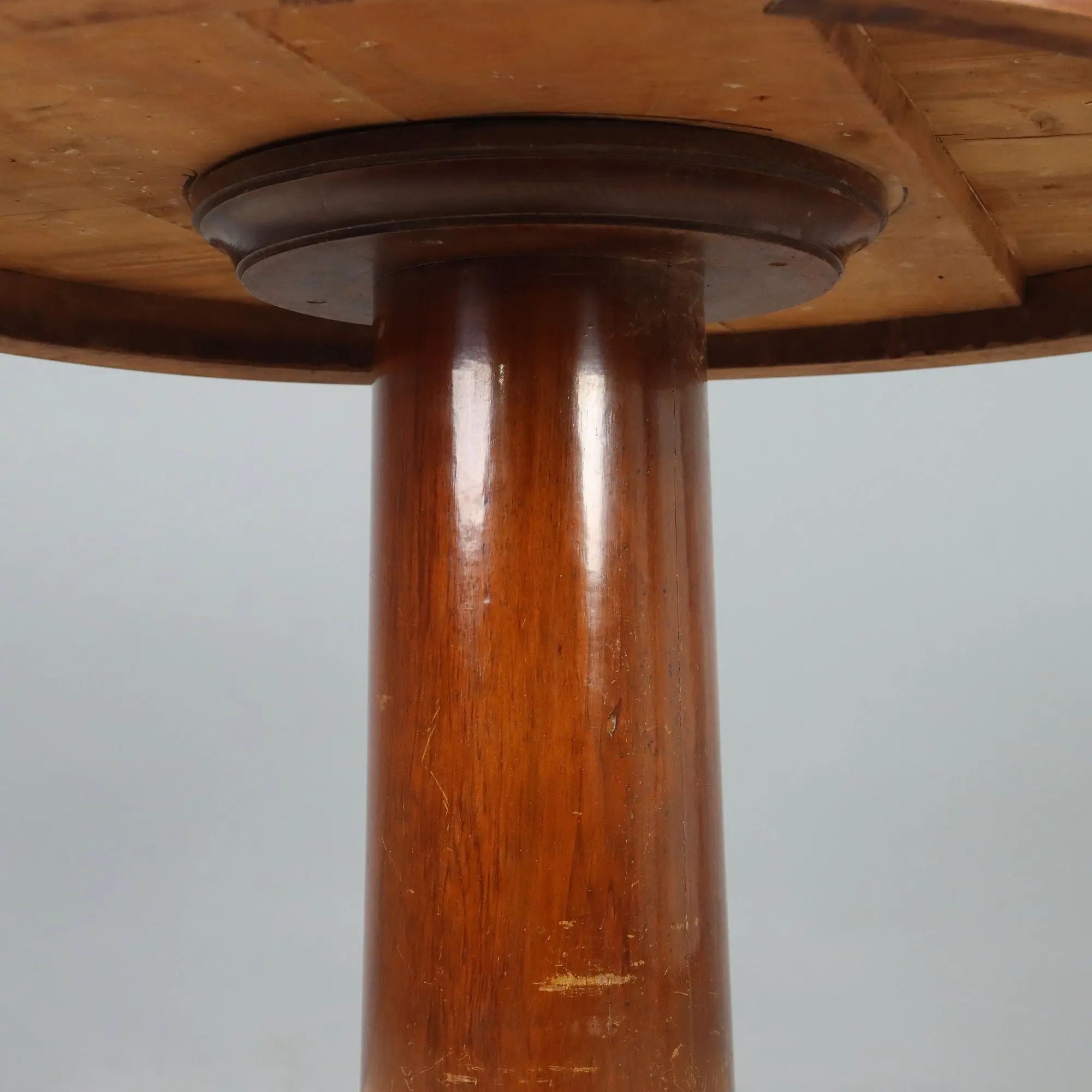 Antique Table Empire Style Walnut Italy Late XIX Century