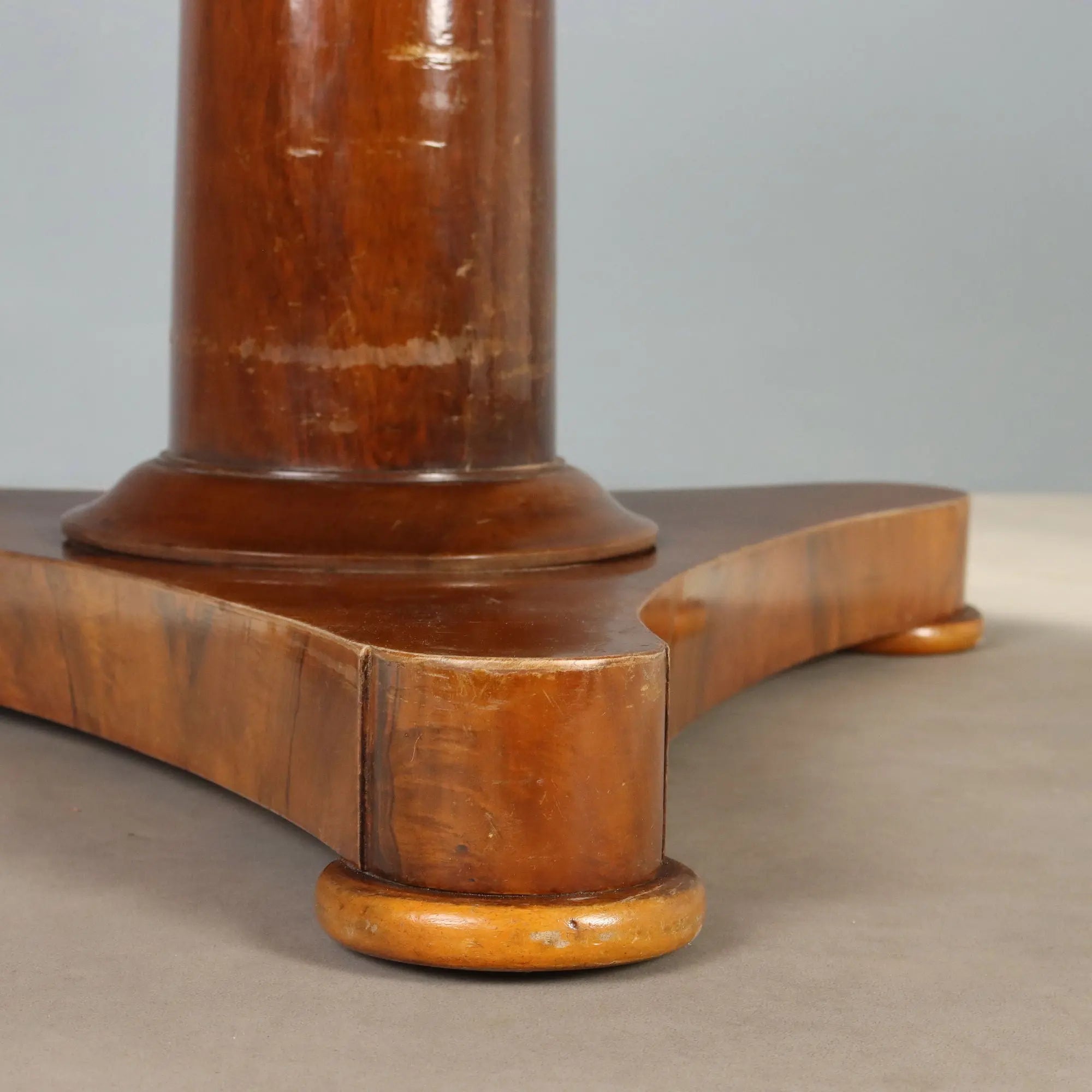 Antique Table Empire Style Walnut Italy Late XIX Century