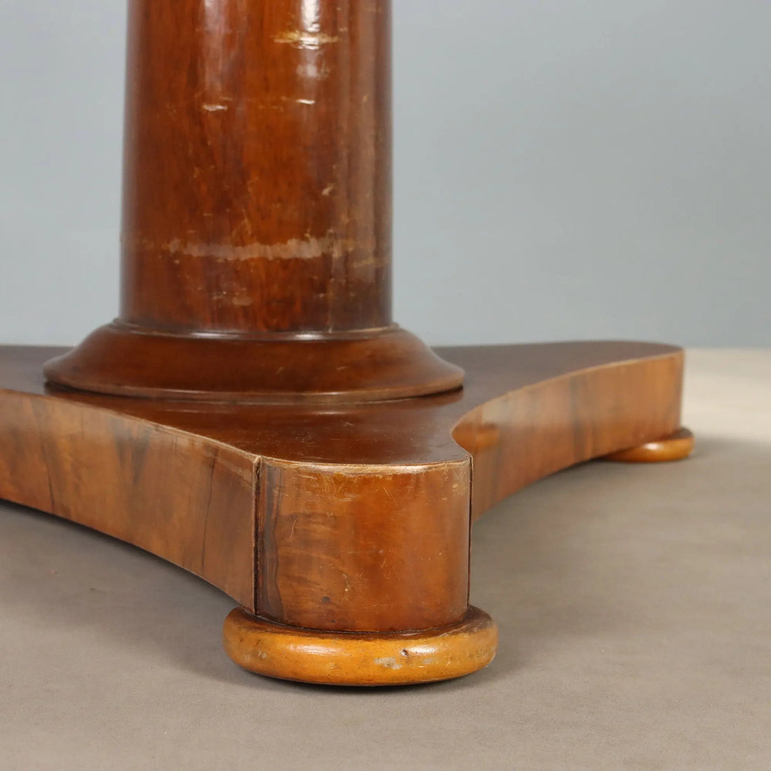 Antique Table Empire Style Walnut Italy Late XIX Century