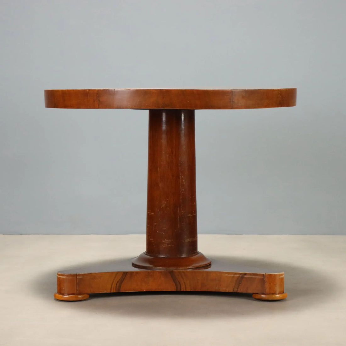 Antique Table Empire Style Walnut Italy Late XIX Century