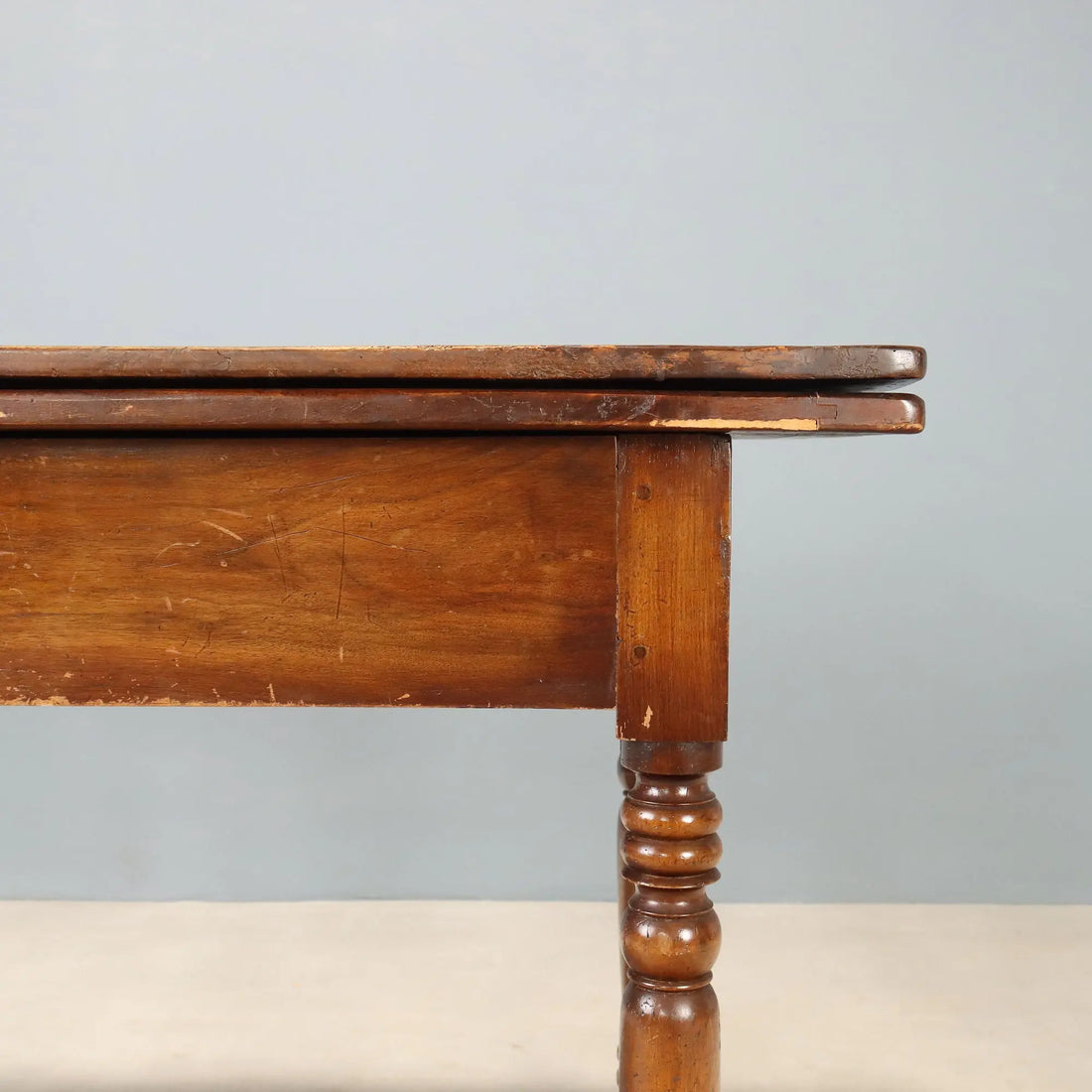 Antique Table Swivel Top Walnut Italy XIX Century