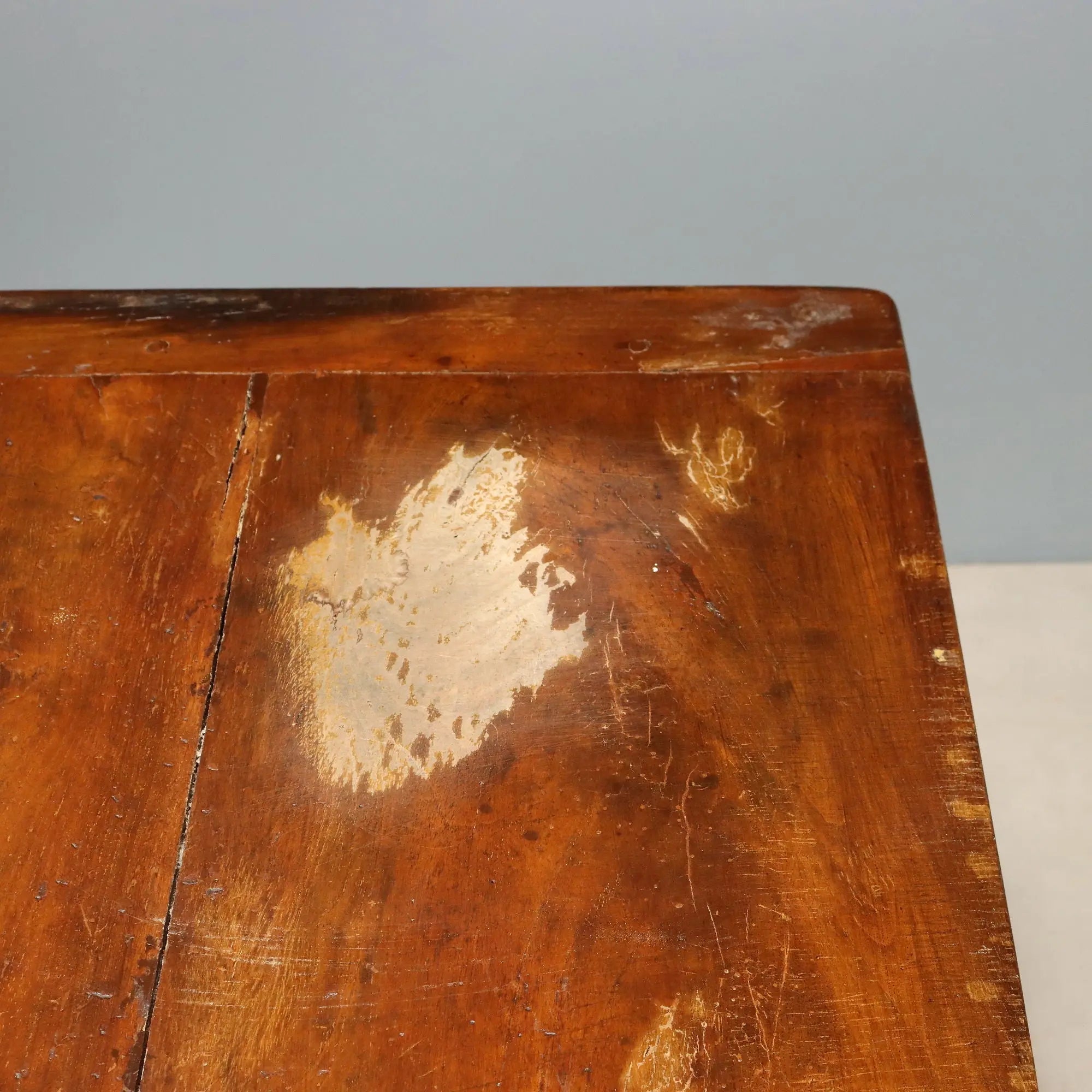 Antique Table Swivel Top Walnut Italy XIX Century