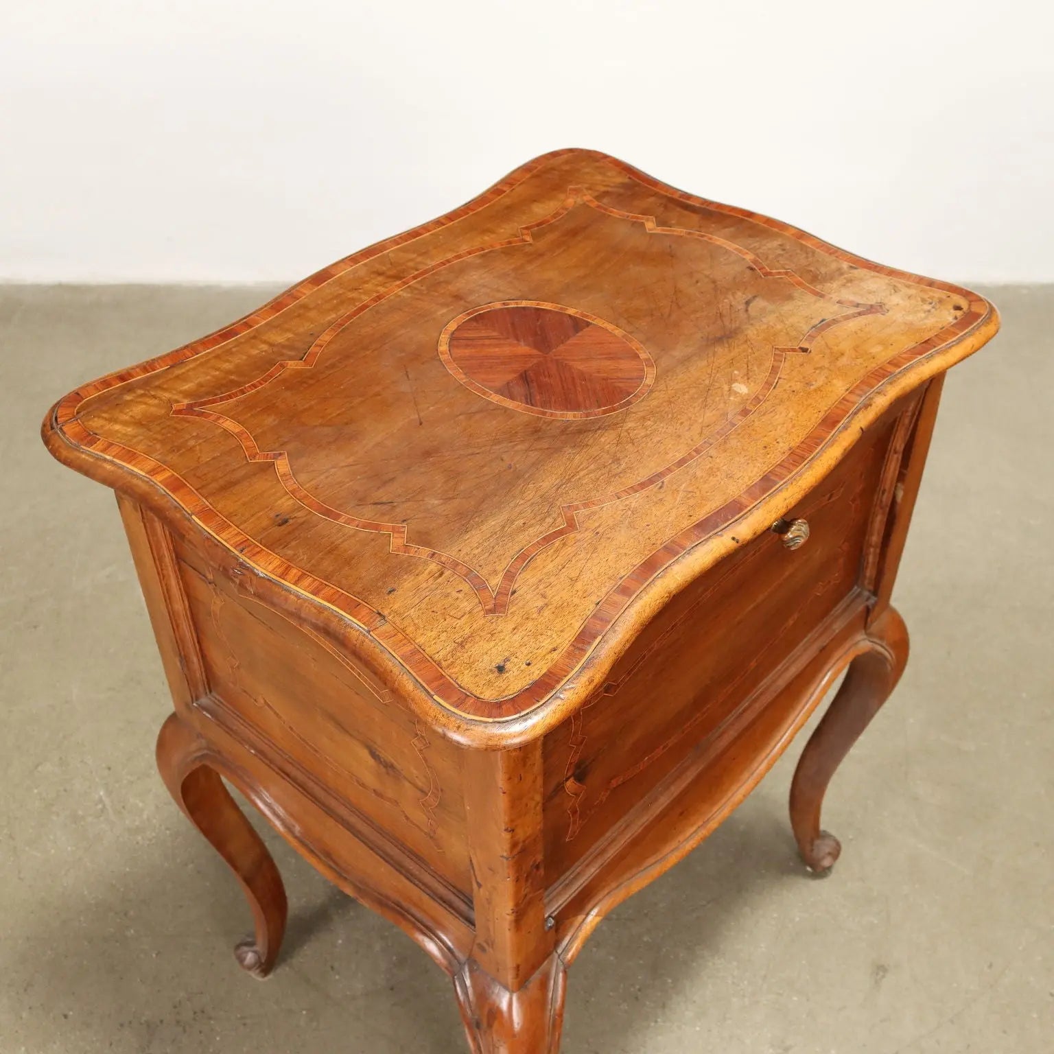 Antique Bedside Tables Baroque Style Italy Mid XVIII Century - Italy, Mid XVIII Century | Antiques | Side & Coffee Tables