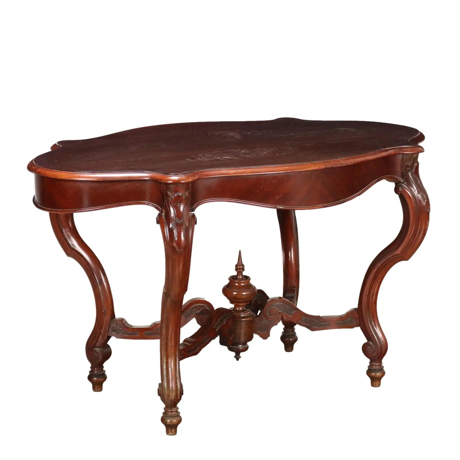 Antique Table Umbertino Mahogany Italy Late XIX Century - Italy, Late XIX Century | Antiques | Side & Coffee Tables