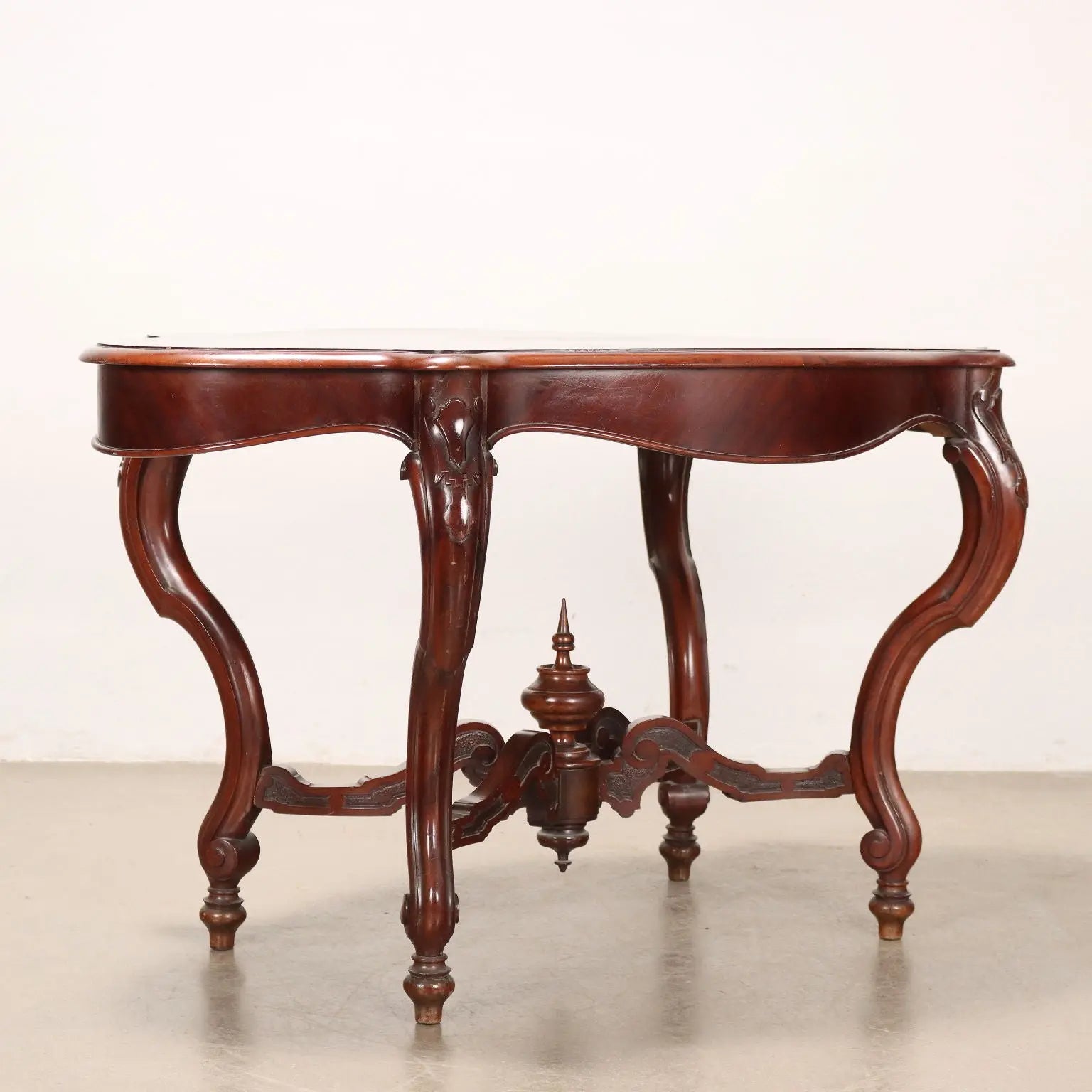 Antique Table Umbertino Mahogany Italy Late XIX Century - Italy, Late XIX Century | Antiques | Side & Coffee Tables