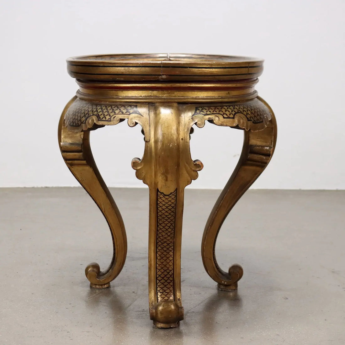Antique Coffee Table Chinoiserie Lacquered Wood Italy Early XX Century - Chinoiserie Lacquered Coffee Table | Antiques | Side & Coffee Tables
