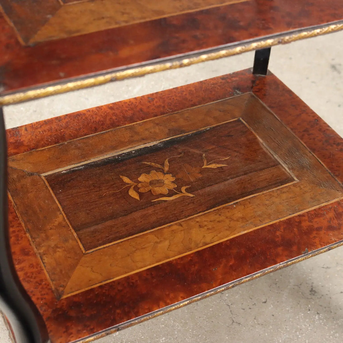 Antique Side Table Beech Metal Italy XX Century - Italy, XX Century | Antiques | Side & Coffee Tables