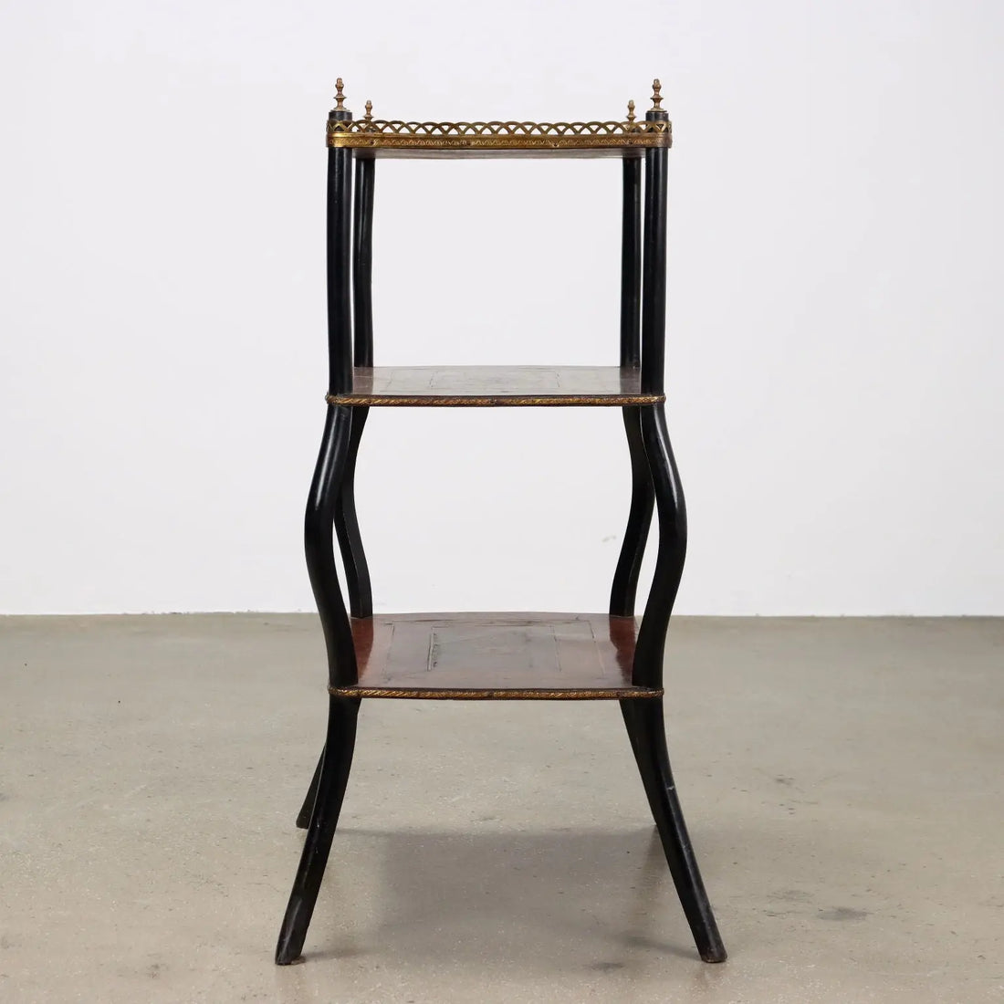 Antique Side Table Beech Metal Italy XX Century - Italy, XX Century | Antiques | Side & Coffee Tables