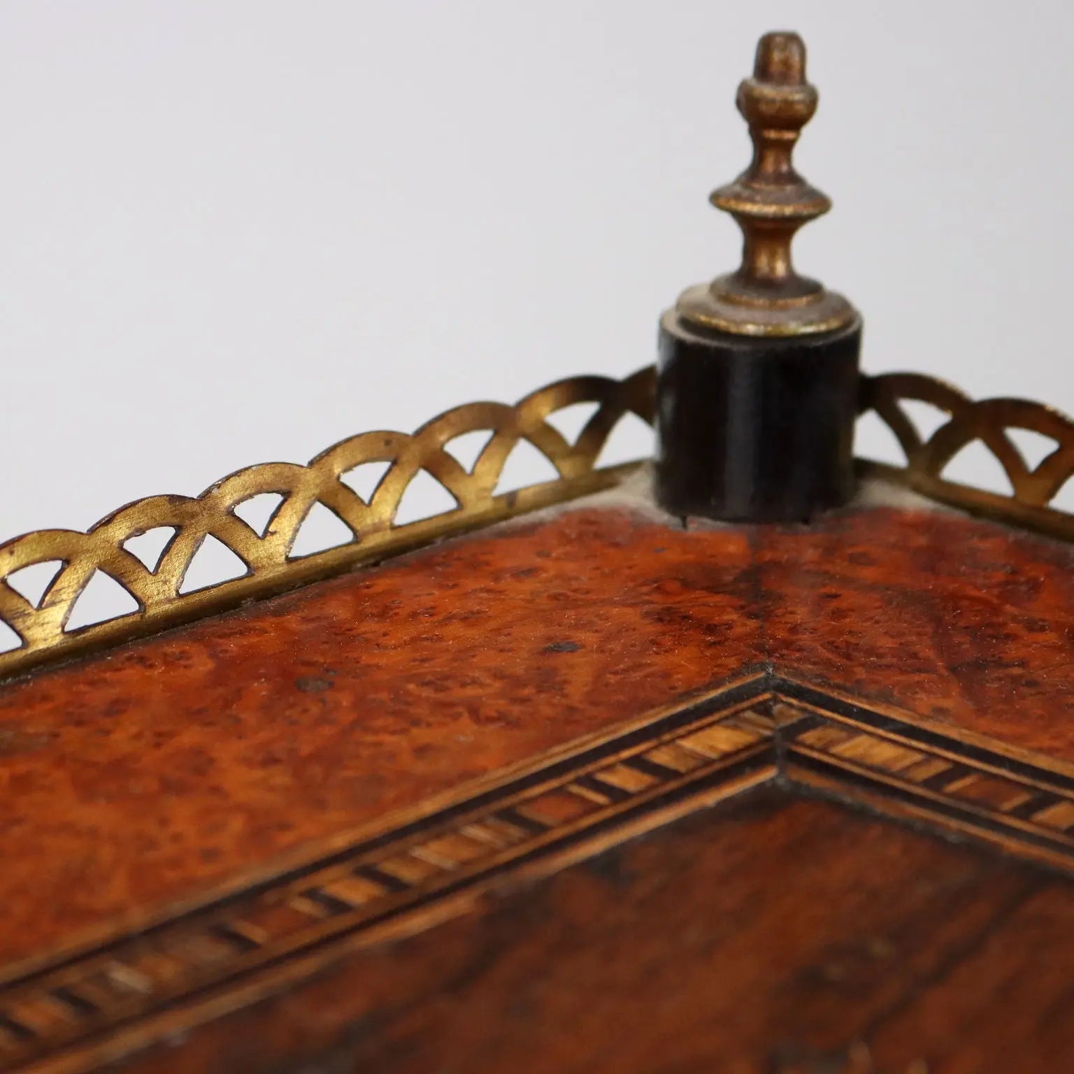 Antique Side Table Beech Metal Italy XX Century - Italy, XX Century | Antiques | Side & Coffee Tables