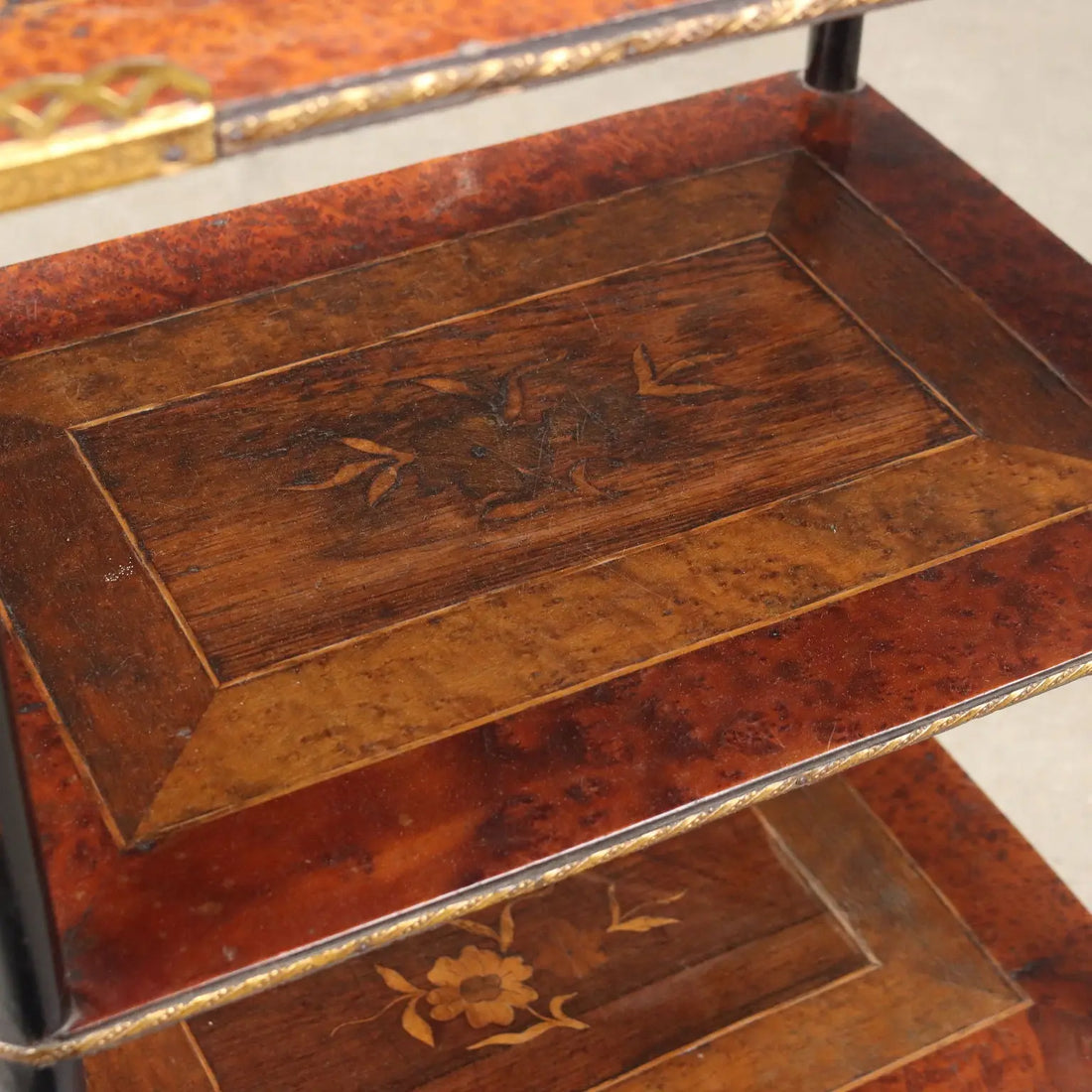 Antique Side Table Beech Metal Italy XX Century - Italy, XX Century | Antiques | Side & Coffee Tables