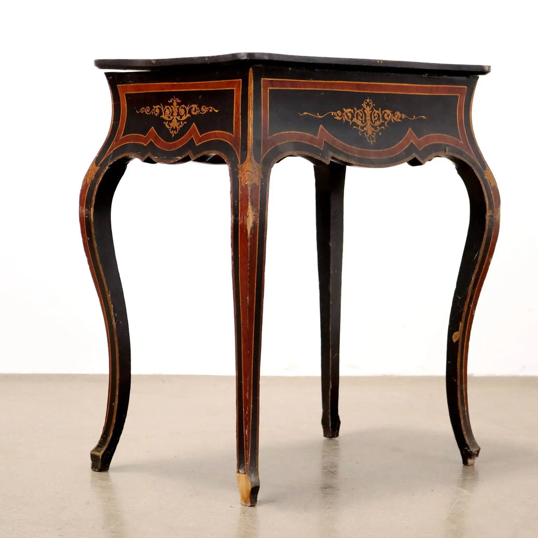 Antique Working Table Lacquered Oak France XX Century - France | Antiques | Side & Coffee Tables