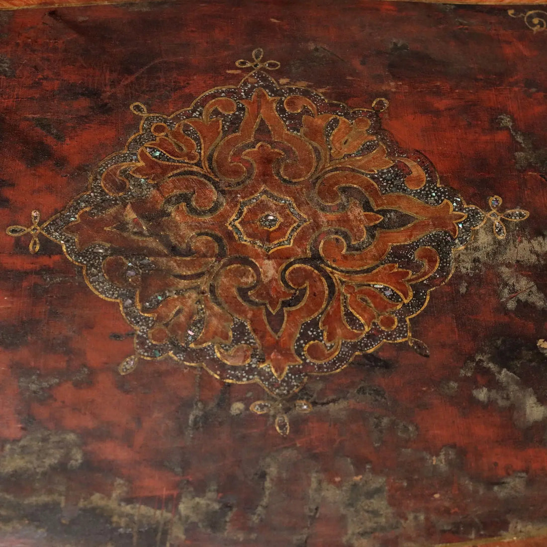 Antique Working Table Lacquered Oak France XX Century - France | Antiques | Side & Coffee Tables