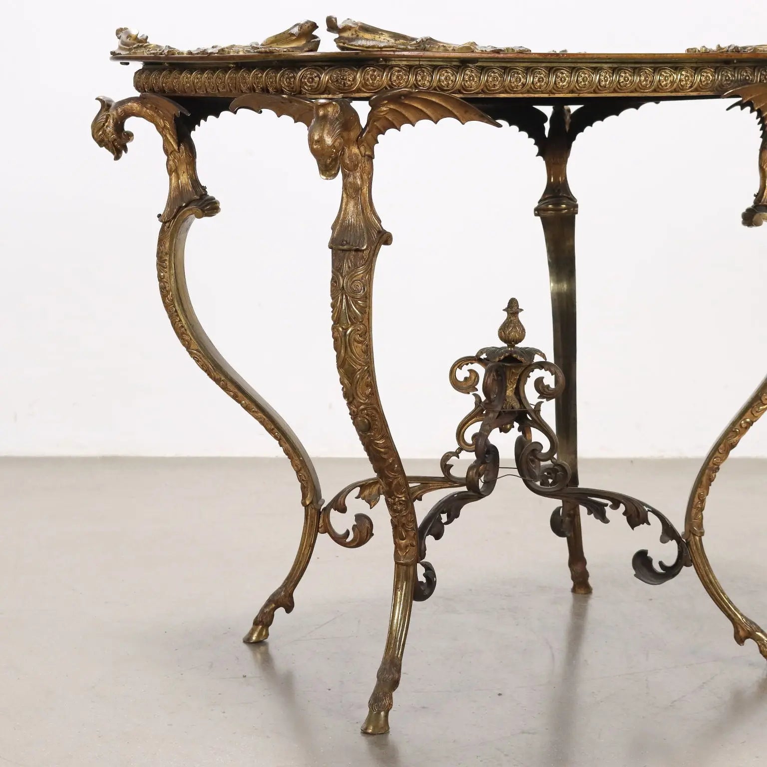 Antique Middle Victorian Table Bronze Papier Maché England XIX Century - England Third Quarter of the XIX Century | Antiques | Side & Coffee Tables