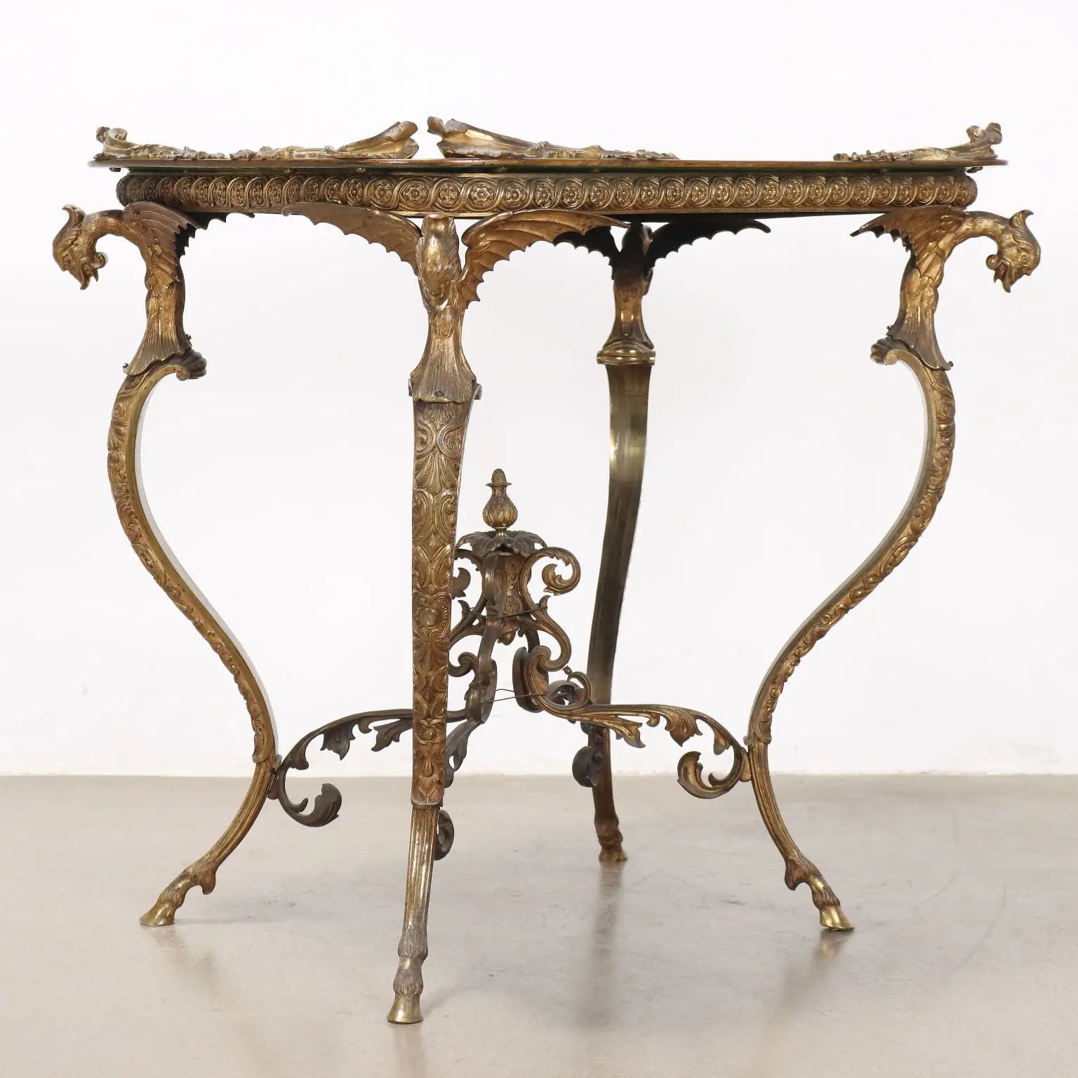 Antique Middle Victorian Table Bronze Papier Maché England XIX Century - England Third Quarter of the XIX Century | Antiques | Side & Coffee Tables